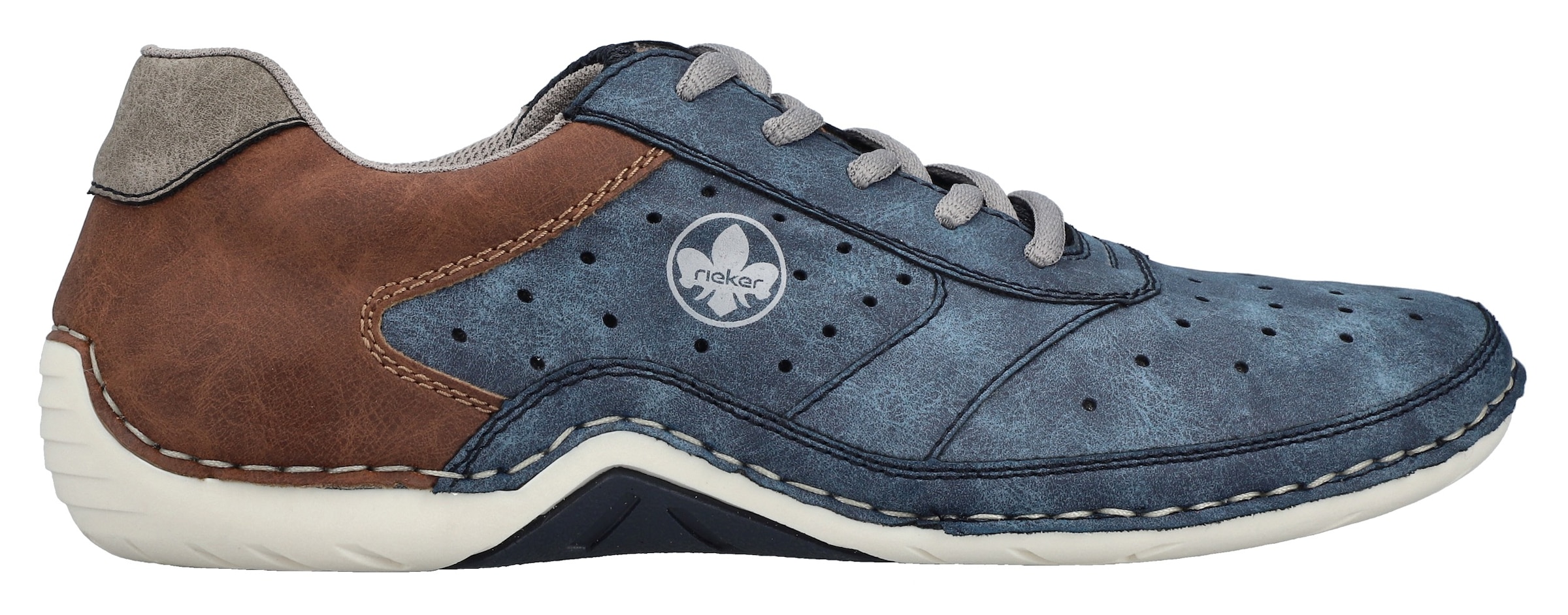 Rieker Sneaker, Schnürschuh, Halbschuh, Freizeitschuh mit MemoSoft-Innensohle
