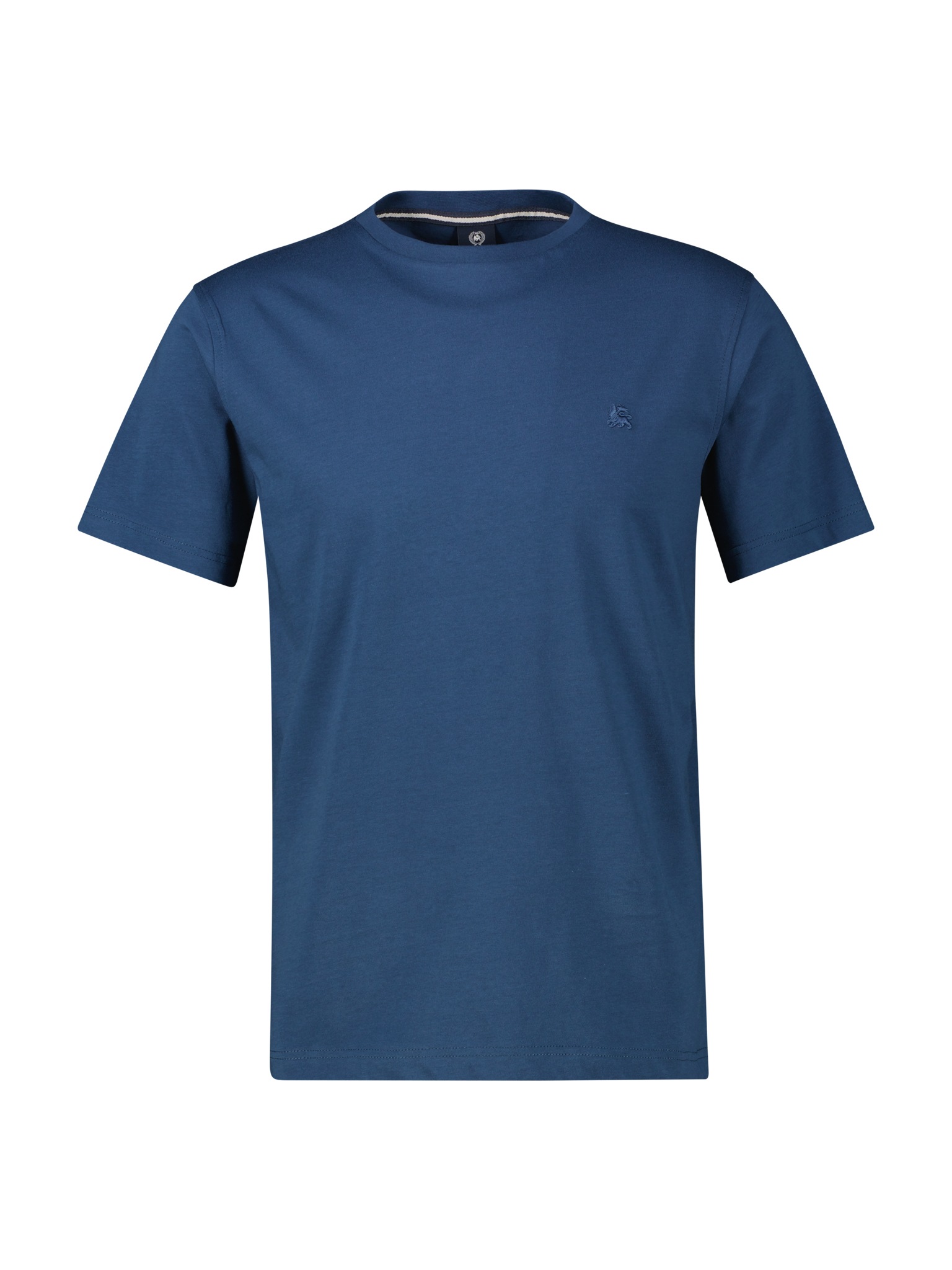 LERROS Rundhalsshirt, mit Logo Stickerei