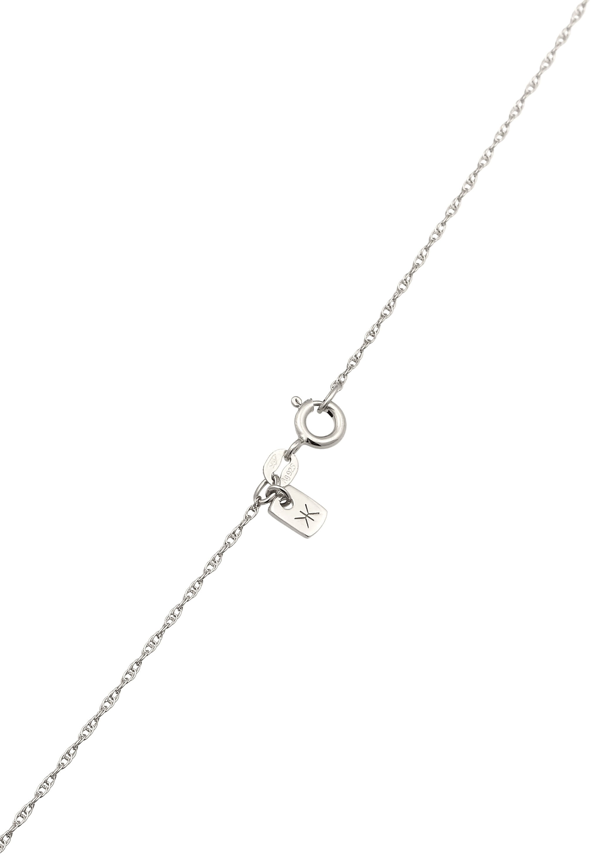 Kuzzoi Silberkette »Halskette Basic Gliederkette Gedreht 925 Sterling Silber«