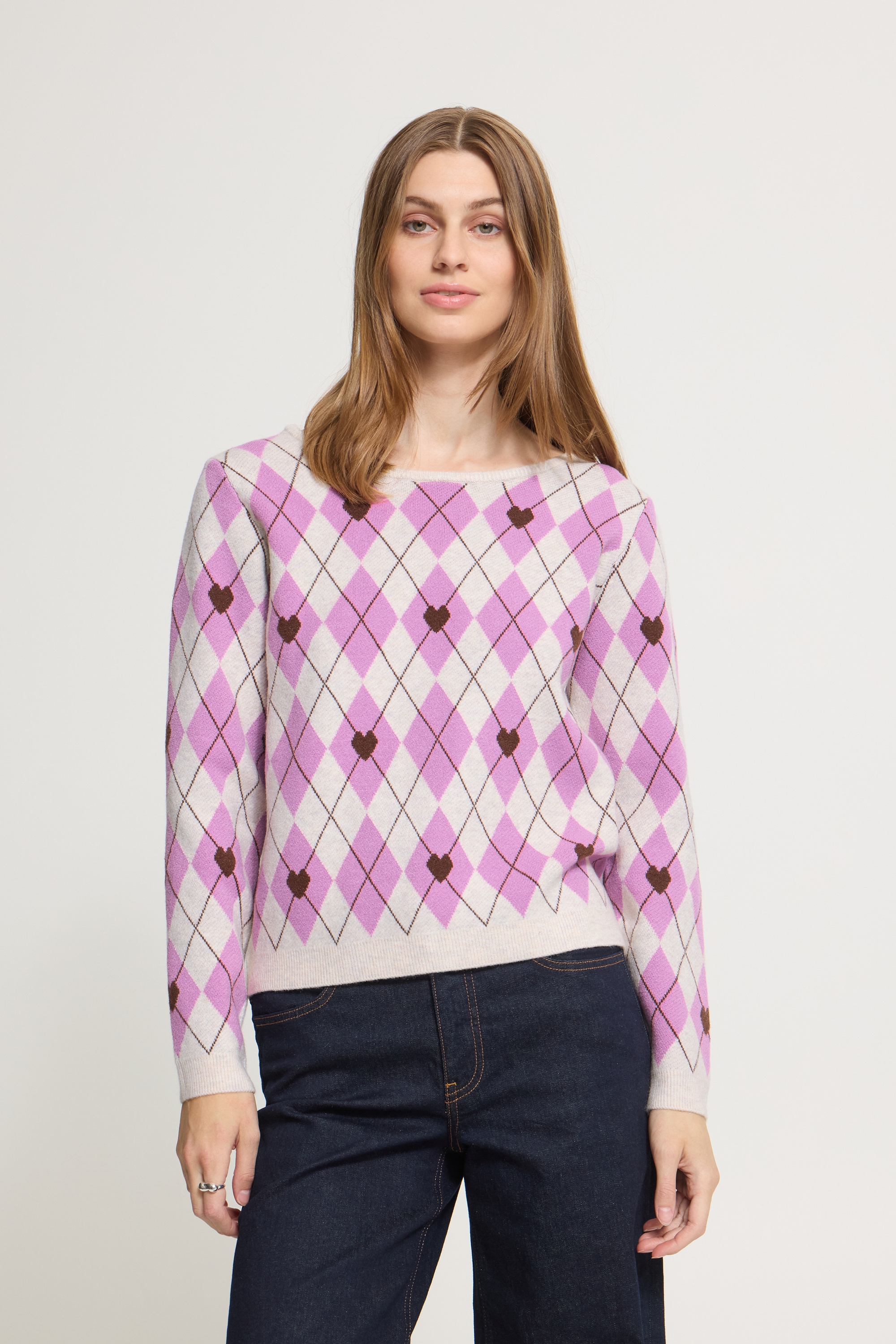 Ichi Strickpullover »Damen Langarm IHBRIELLE«
