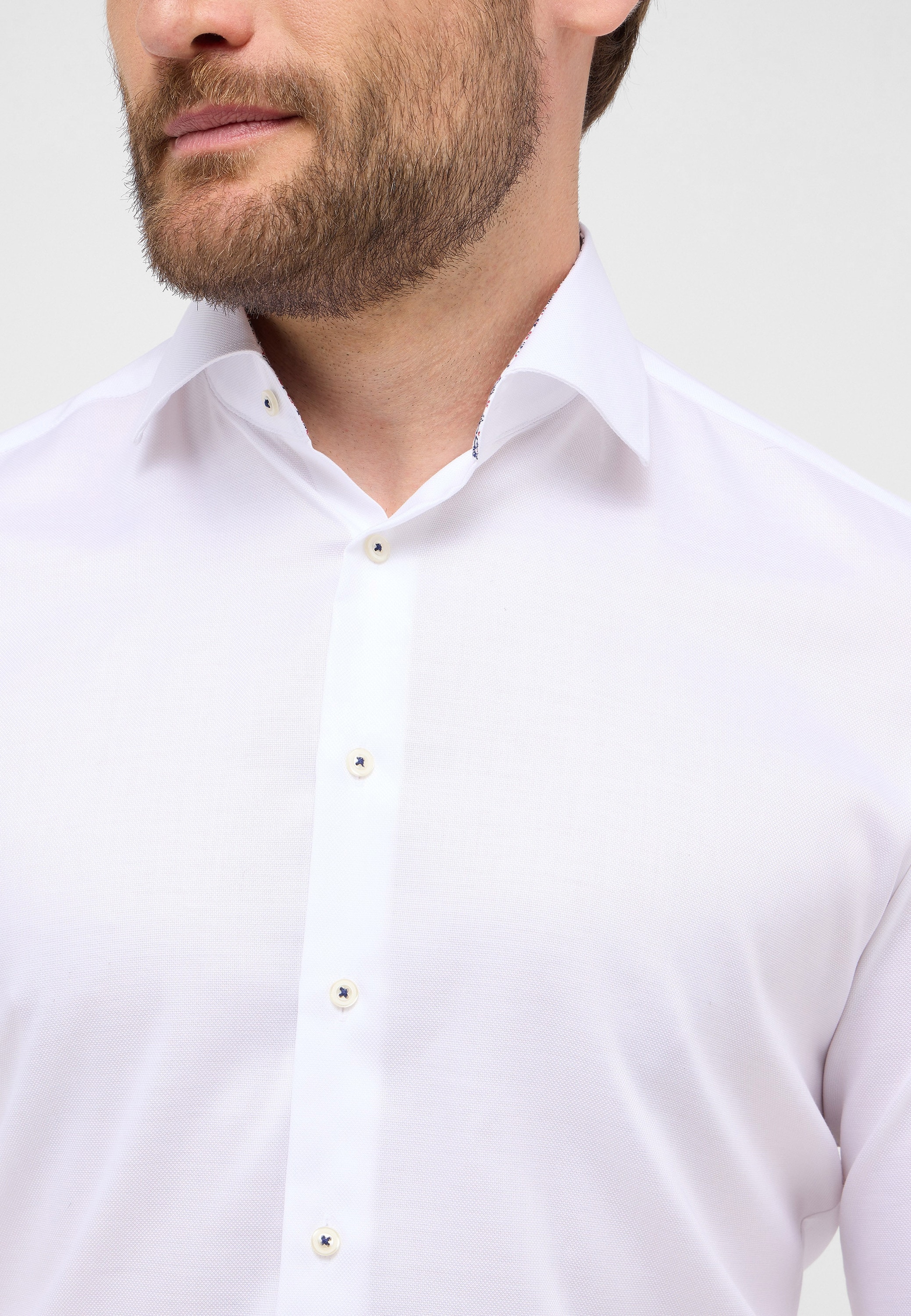 Eterna Langarmhemd »COMFORT FIT« EASY IRON (bügelleicht)