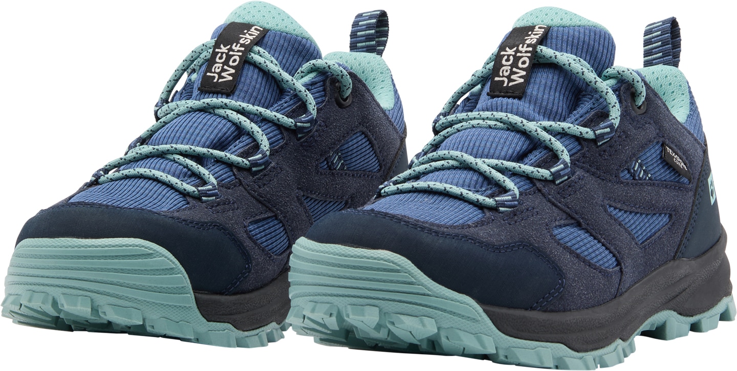 Jack Wolfskin Mädchen Wanderschuh »VOJO TOUR TEXAPORE LOW K« wasserdicht in blau, Größe 28