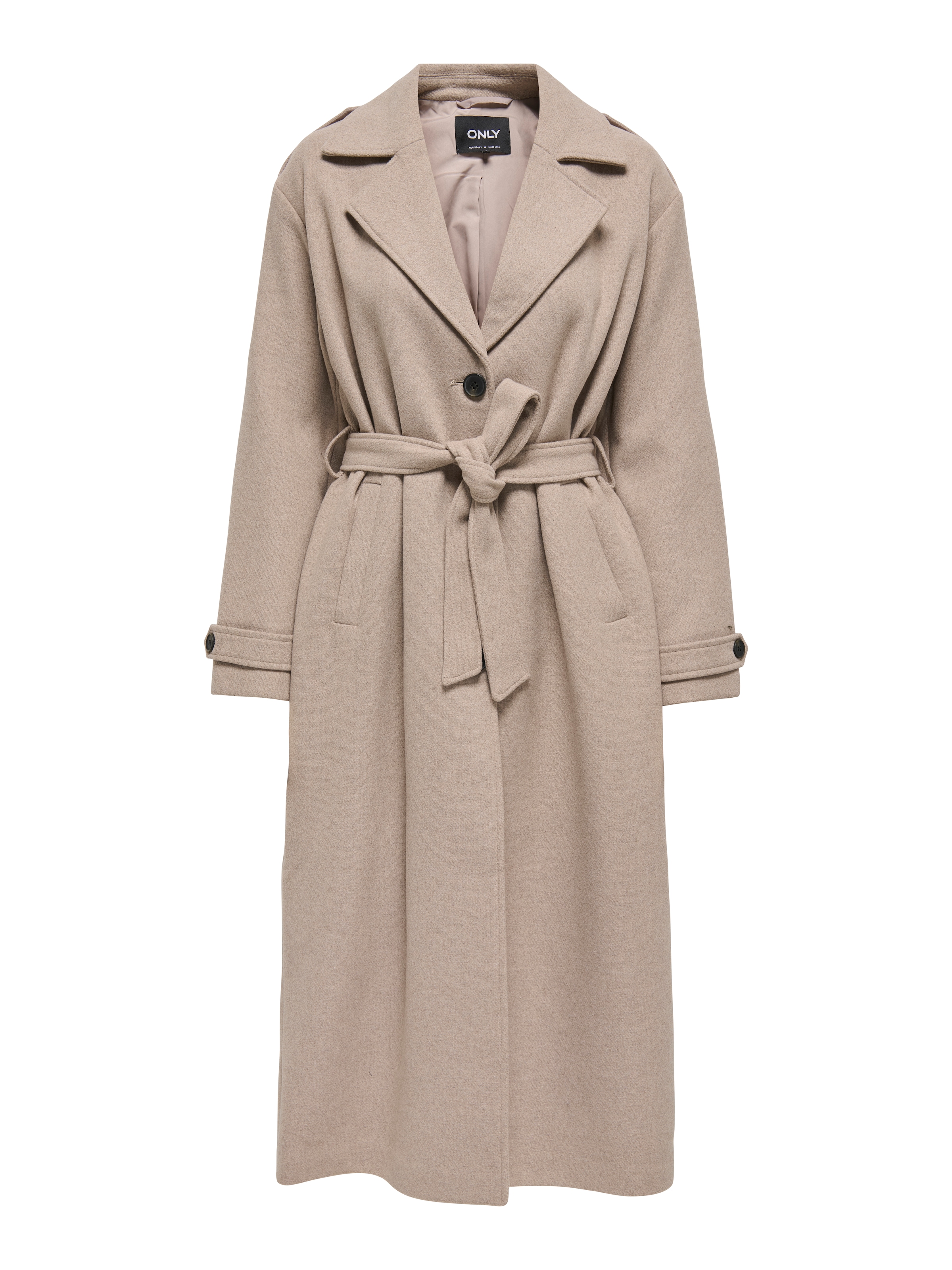 ONLY Langmantel »ONLNALINA X-LONG WOOL TRENCHCOAT OTW«, mit Wolle