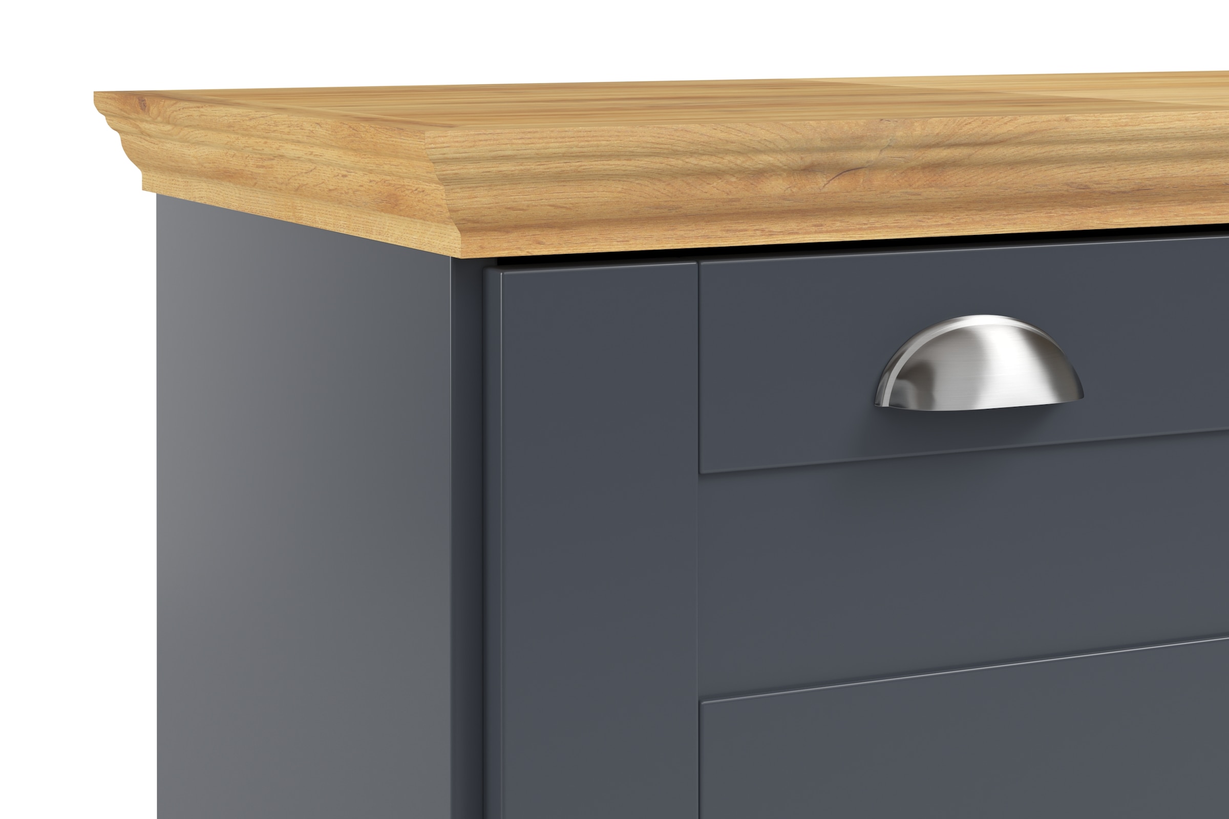 Home affaire Kommode »Motala«, mit 3 Schubladen, Breite 75 cm, Höhe 80 cm