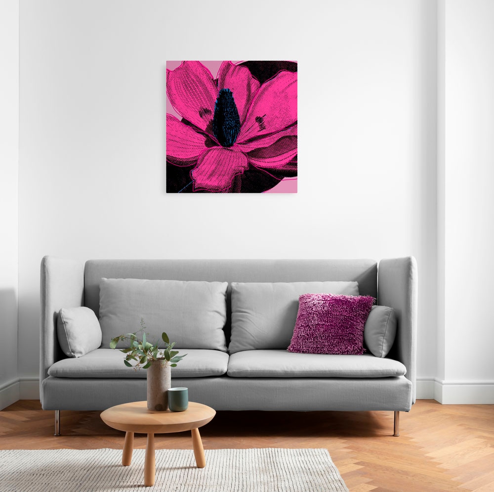 Leinwandbild »Pink Fusion«, (1 St.), 60x60 cm (Breite x Höhe), Keilrahmenbild