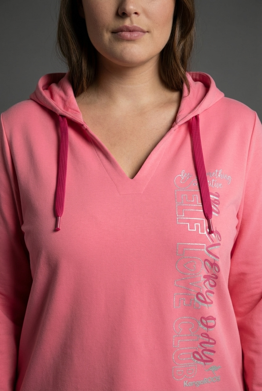 KangaROOS Kapuzensweatshirt , casual Stil, mit Kapuze, bequeme Passform, große Größen
