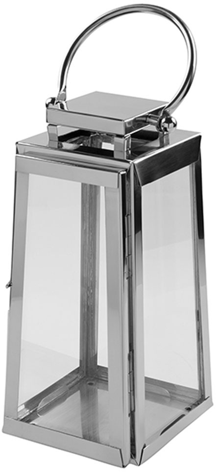 Fink Kerzenlaterne »MONACO«, (1 St.), aus Edelstahl und Glas