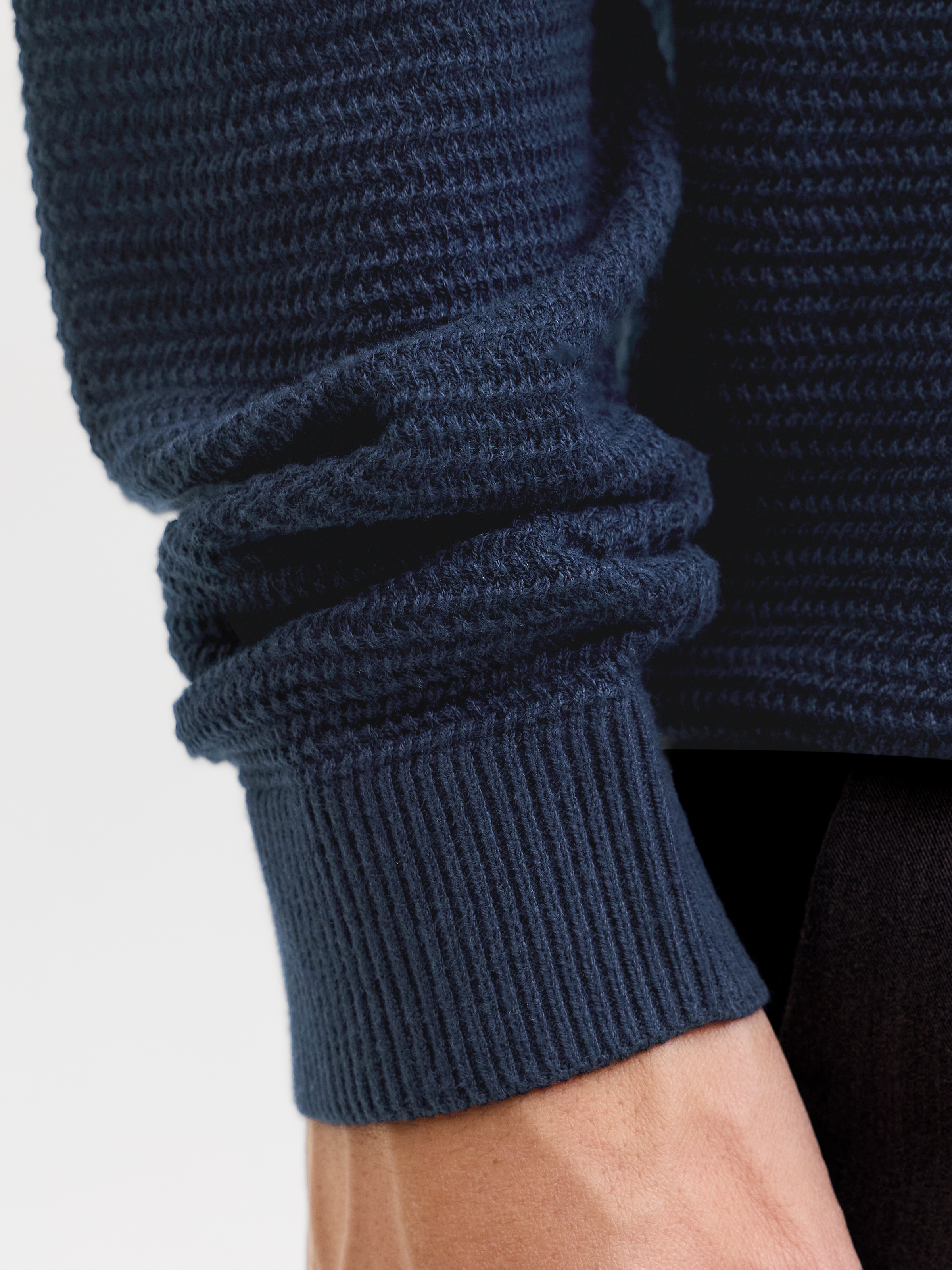 Jack & Jones Polokragenpullover »JPRBLURILEY KNIT SPLIT NECK LS SN«