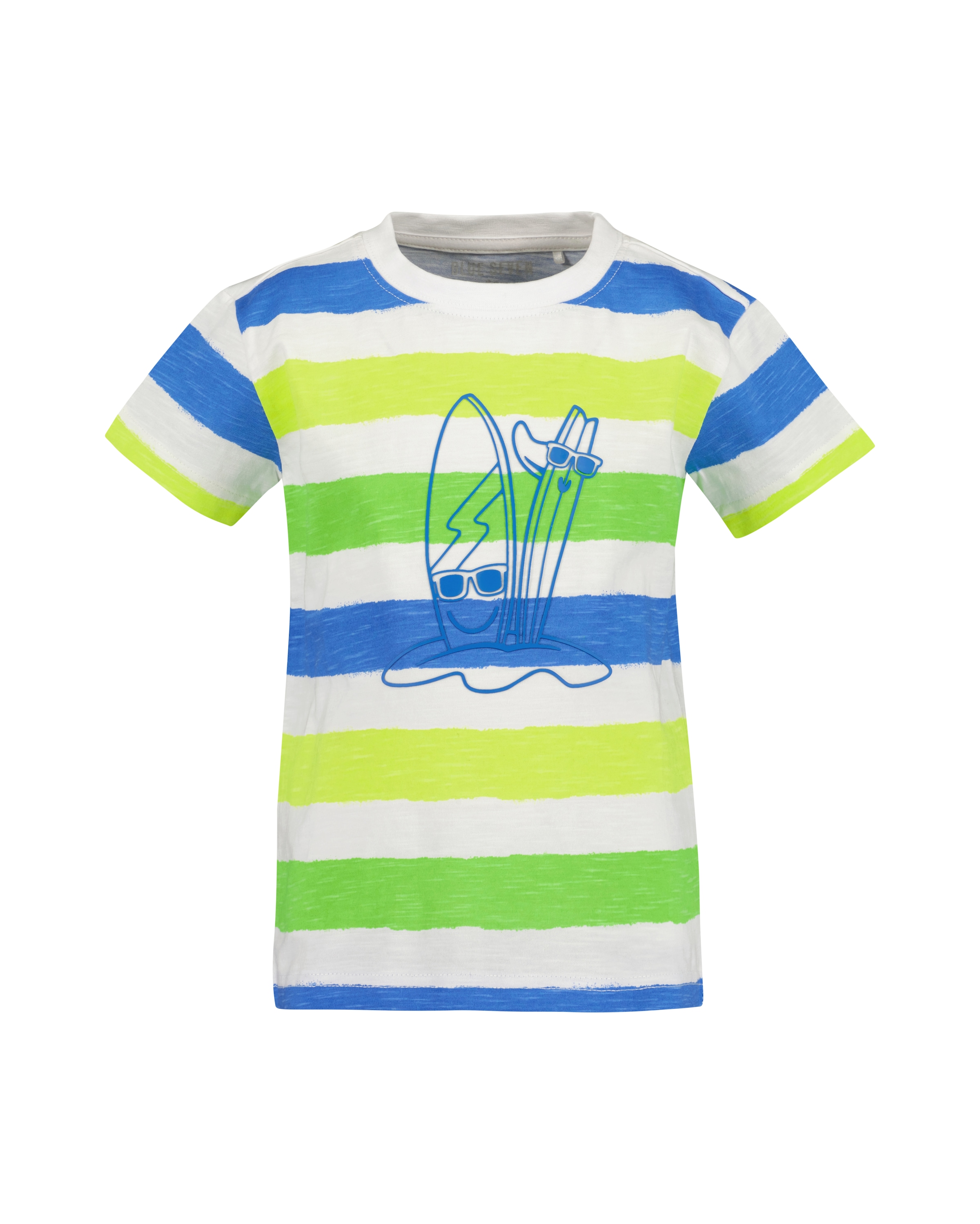 Blue Seven T-Shirt & Shorts, in leuchtenden Farben und mit coolem Frontmotiv
