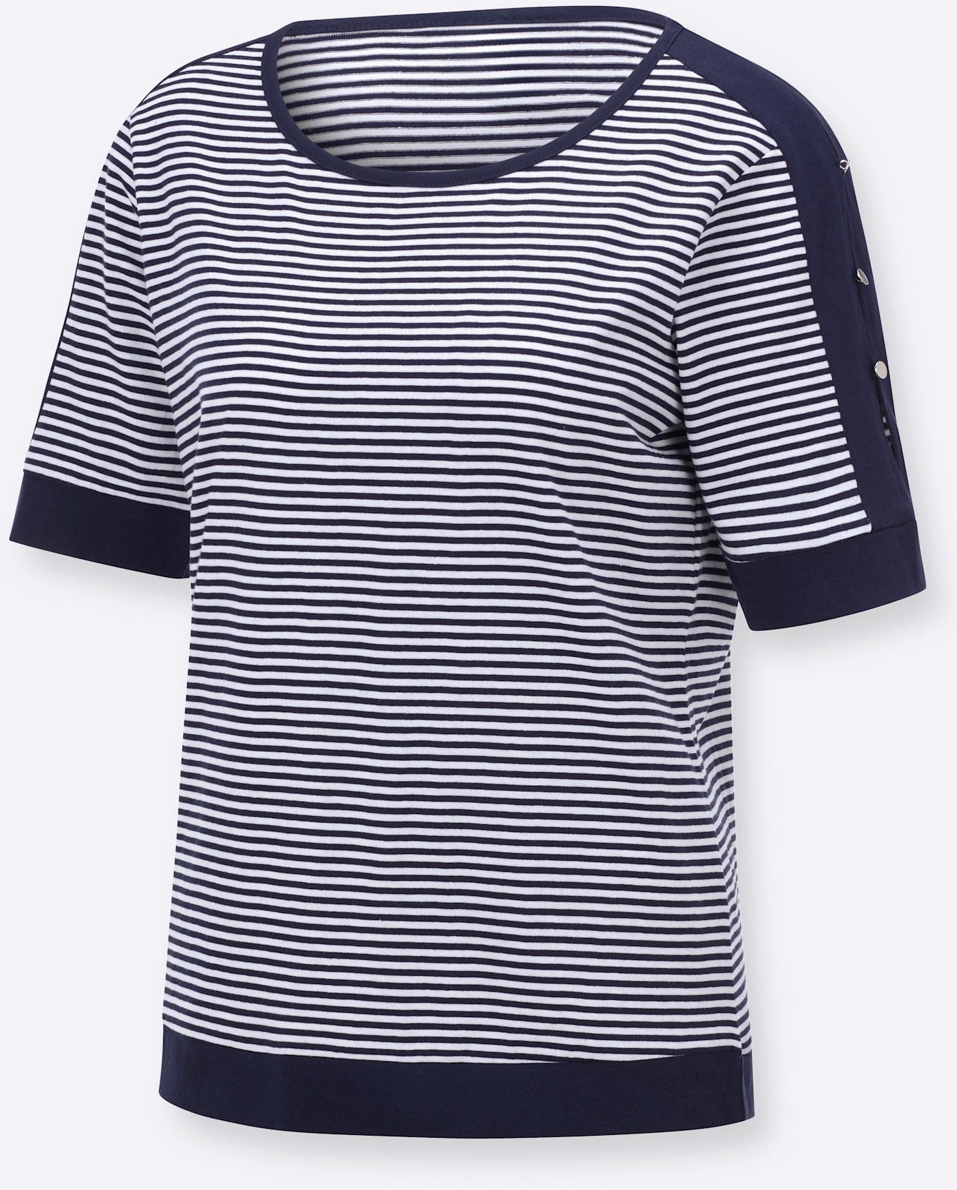 Casual Looks Kurzarmshirt »Ringelshirt« 1 tlg.