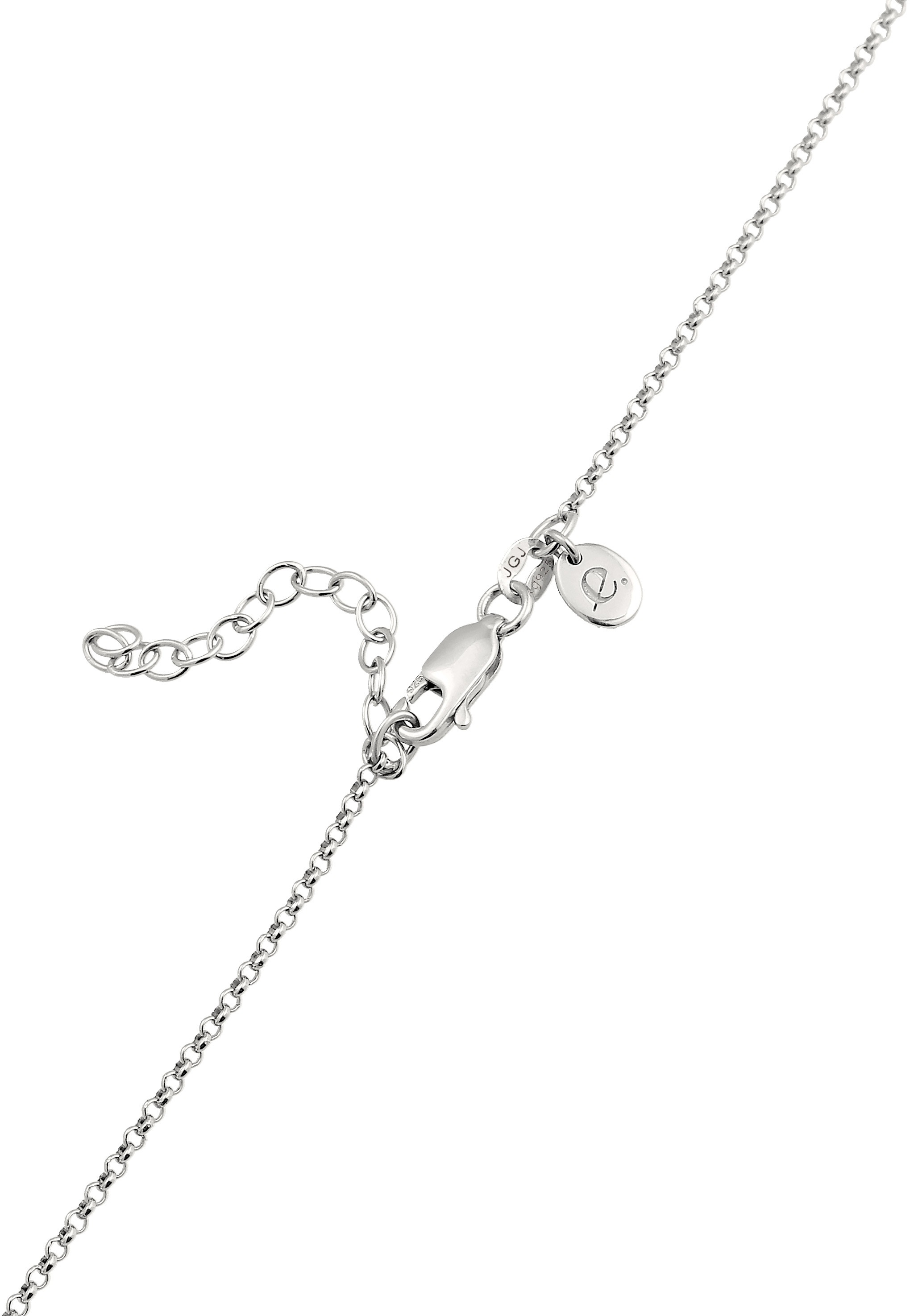 Elli Premium Choker »Halskette Mit Kristallen von Swarovski® Weiß 925 Sterling Silber«