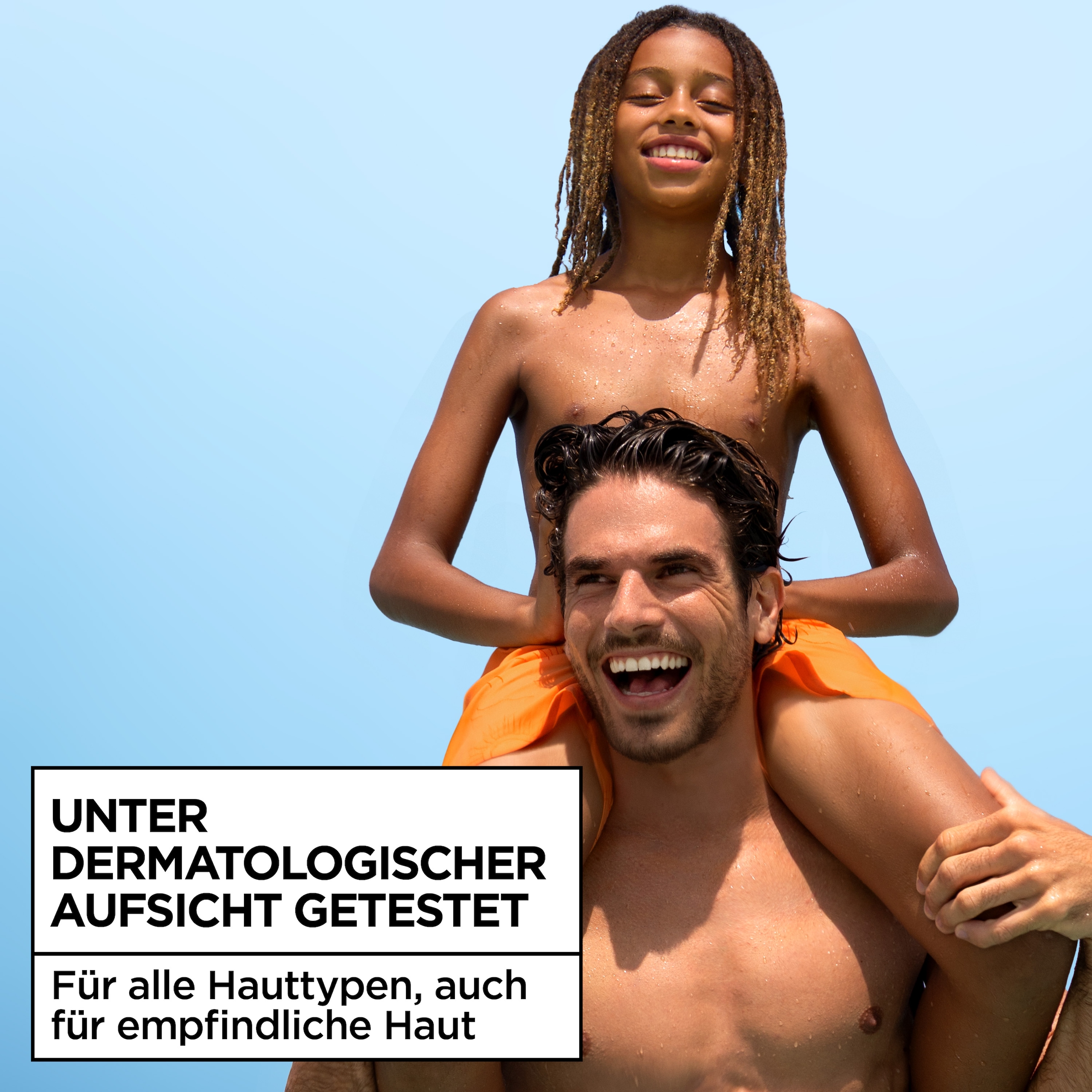 GARNIER Sonnenschutzspray »AMBRE SOLAIRE SENSITIVE EXPERT+ LSF 30« Hyddrating UV Water + Hyaluronsäure