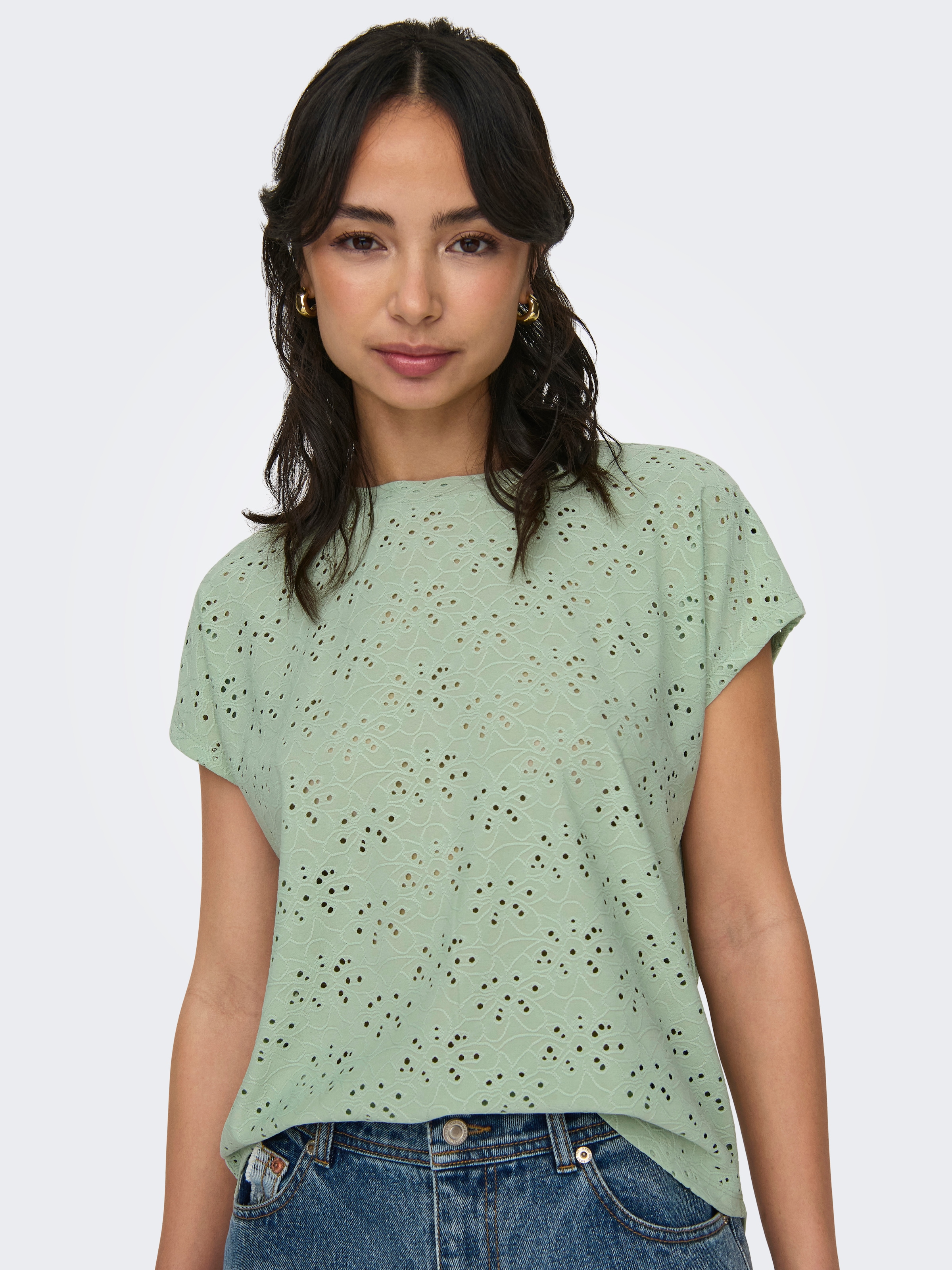 ONLY Kurzarmshirt »ONLSMILLA S/S TOP JRS NOOS«