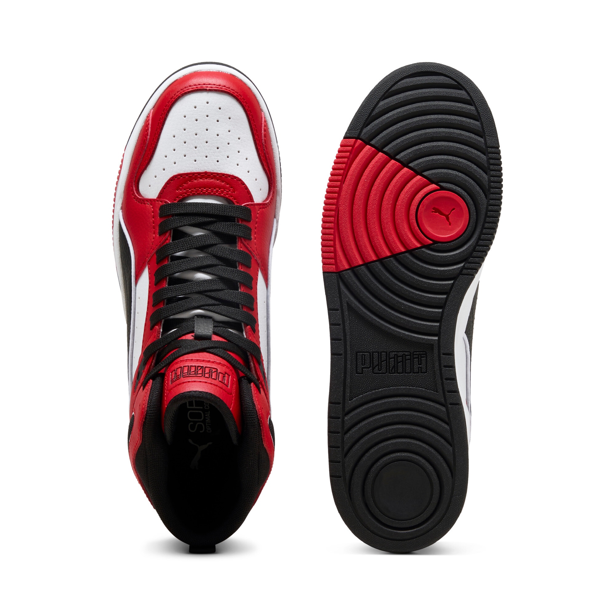 PUMA Sneaker »RBD BREAK MID«  knöchelhoch, mit Gummilaufsohle, Obermaterial aus Leder