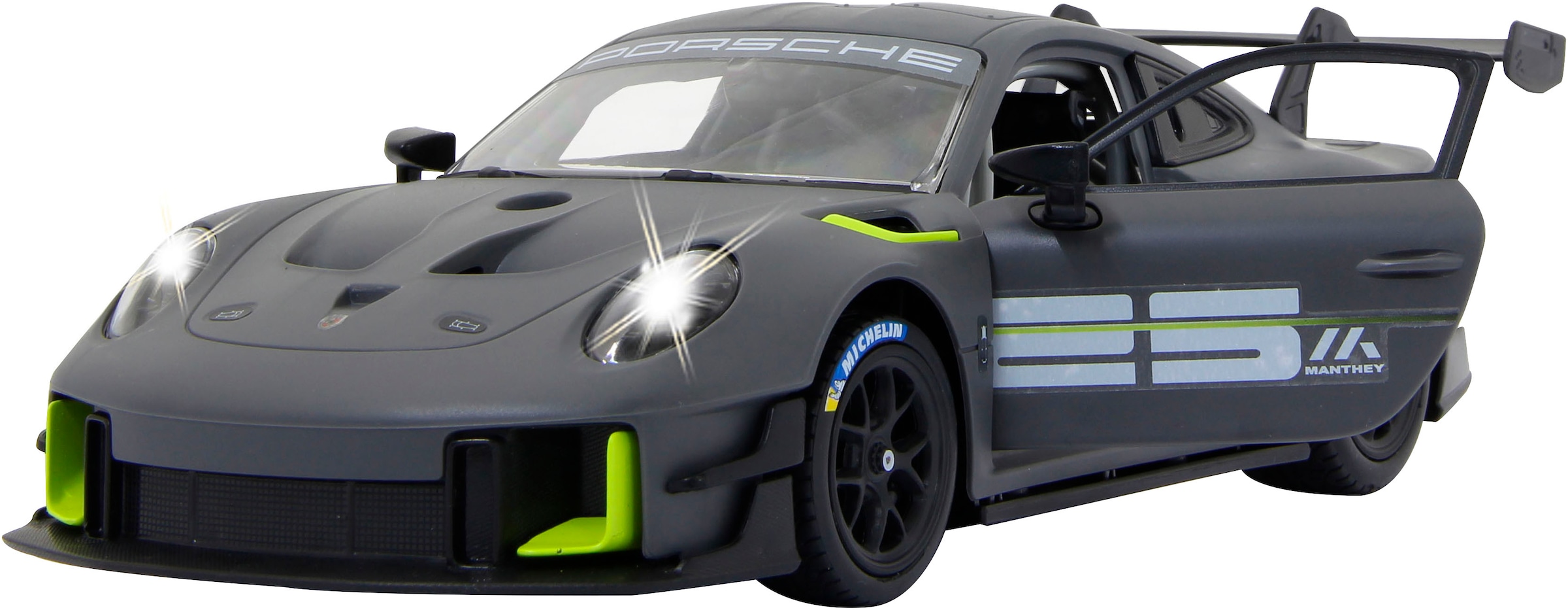 Jamara Modellbausatz »RC-Auto Porsche 911 GT2 RS Clubsport 25 1:18 grau 2,4 GHz«, 1:18