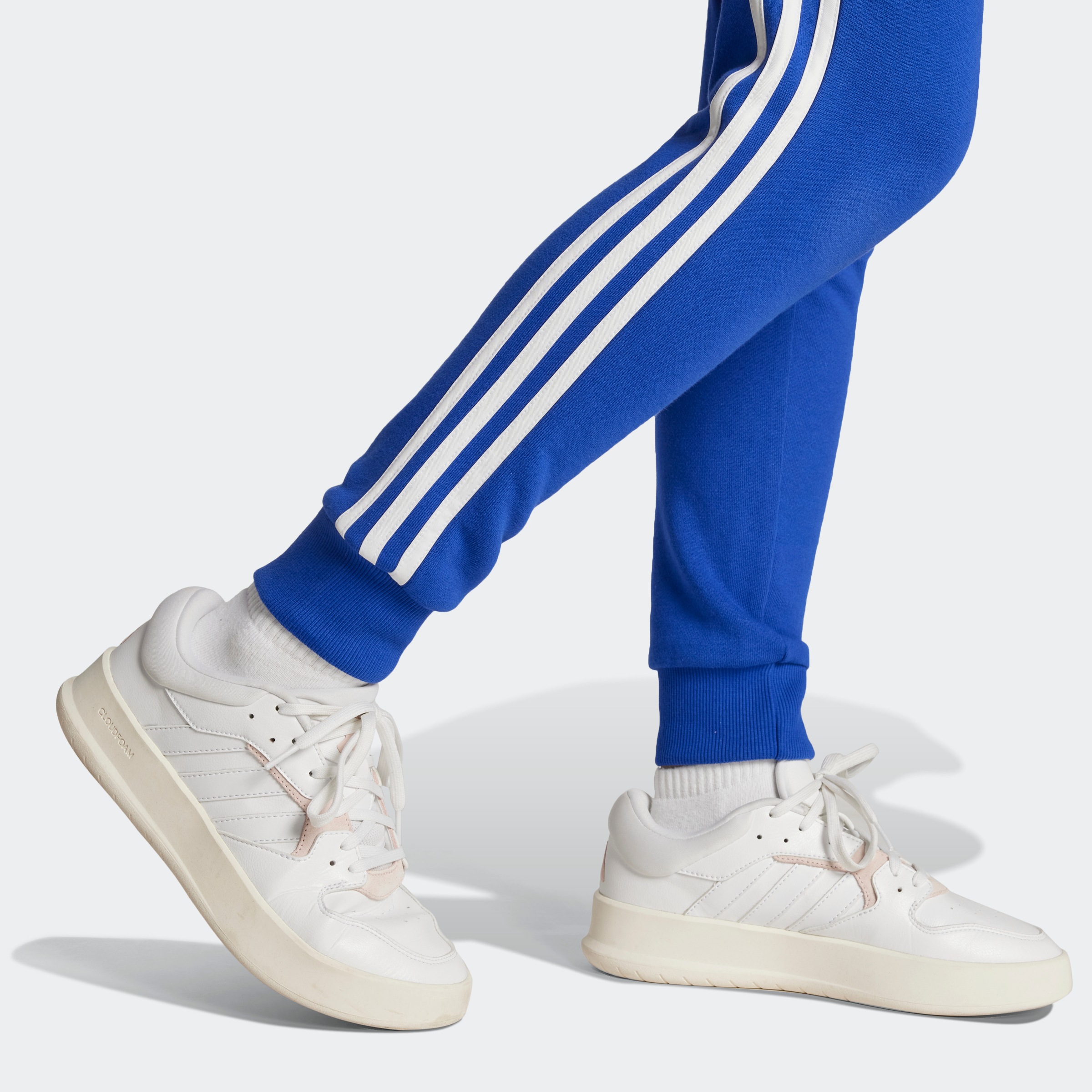 adidas Sportswear Sporthose »ESSENTIALS 3STREIFEN FRENCH TERRY CUFFED HOSE«, (1 tlg.)