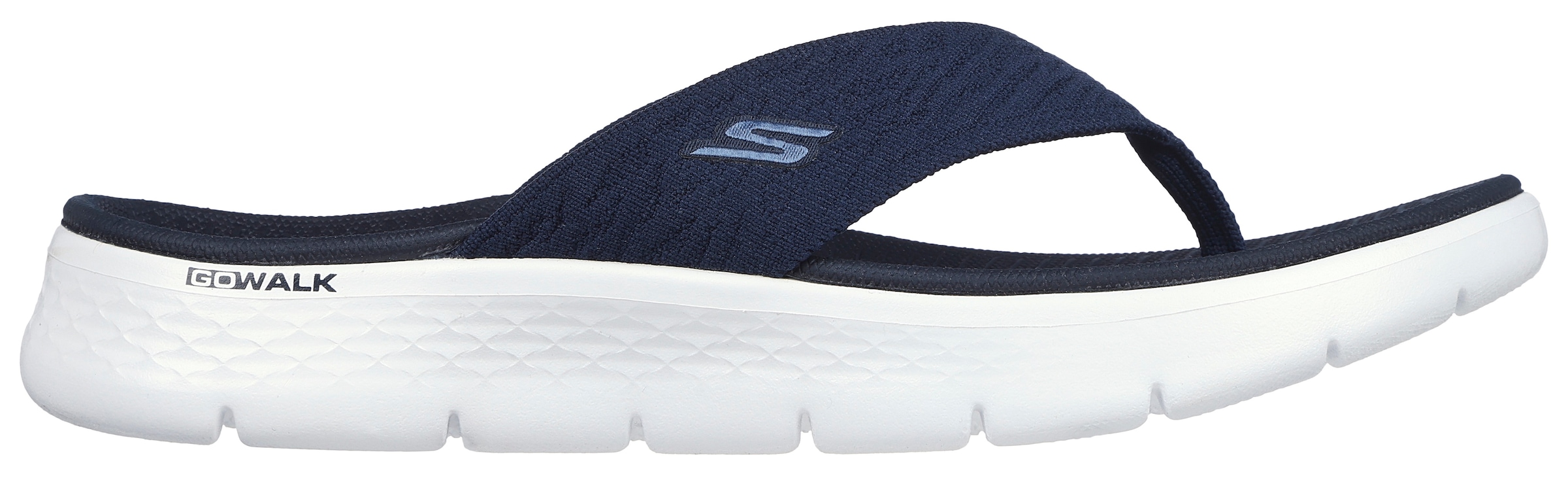 Skechers Zehentrenner »GO WALK FLEX SANDAL-SPLENDOR-X«, Sommerschuh, Schlappen, Poolsildes mit Goga Mat Footbed