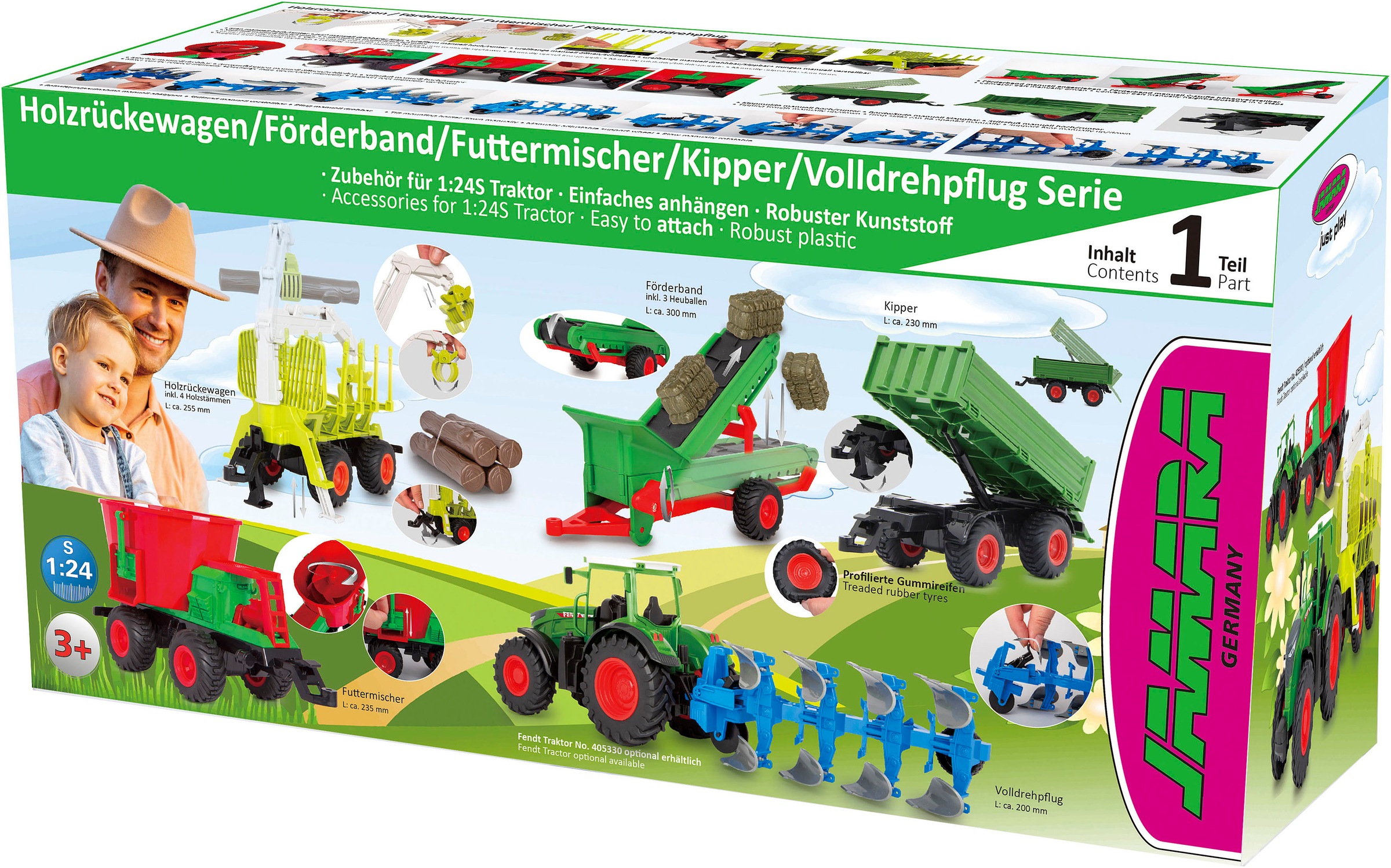 Jamara Spielzeug-Landmaschine »Kipper 1:24S«
