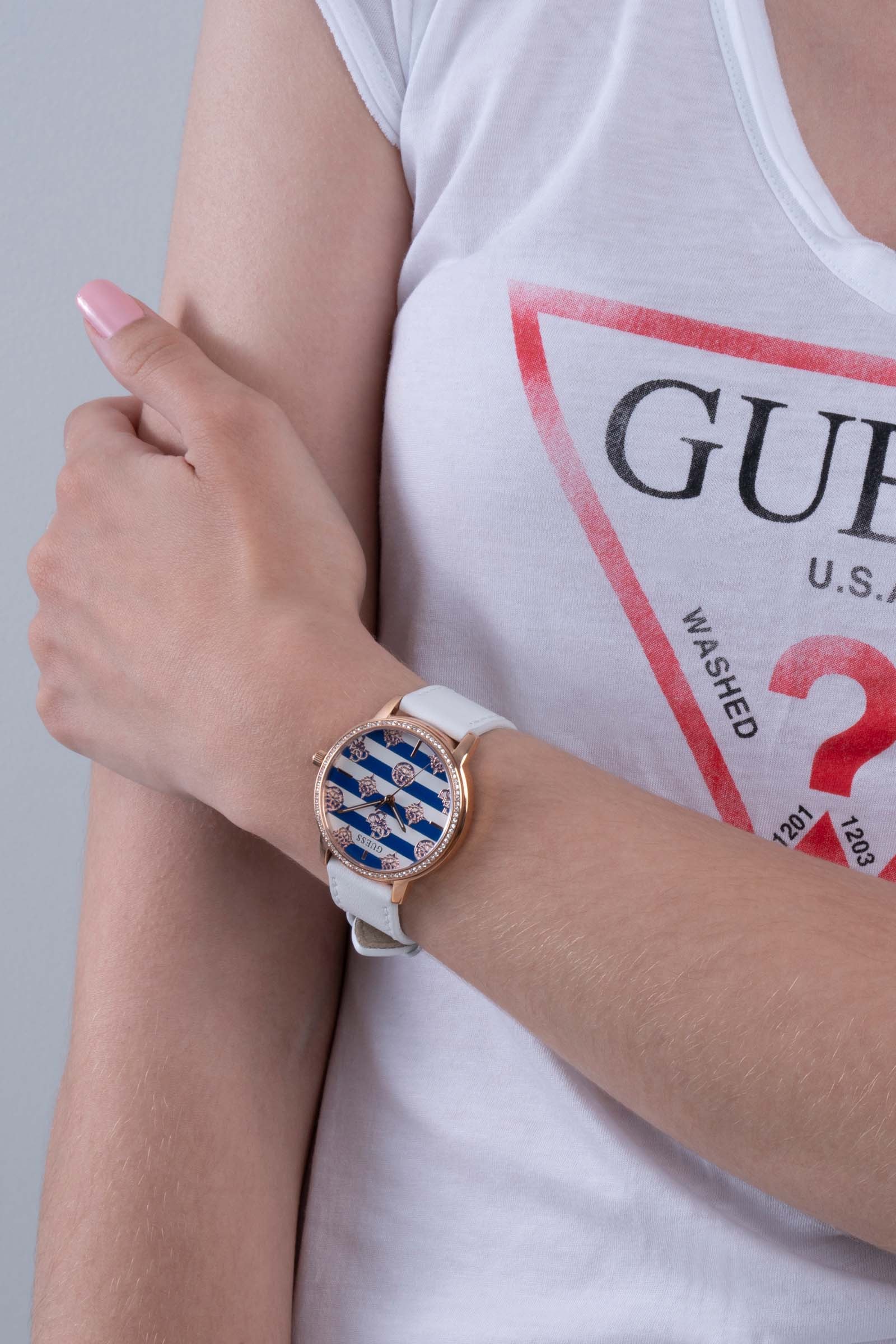 Guess Quarzuhr »GW0398L2«, Armbanduhr, Damenuhr