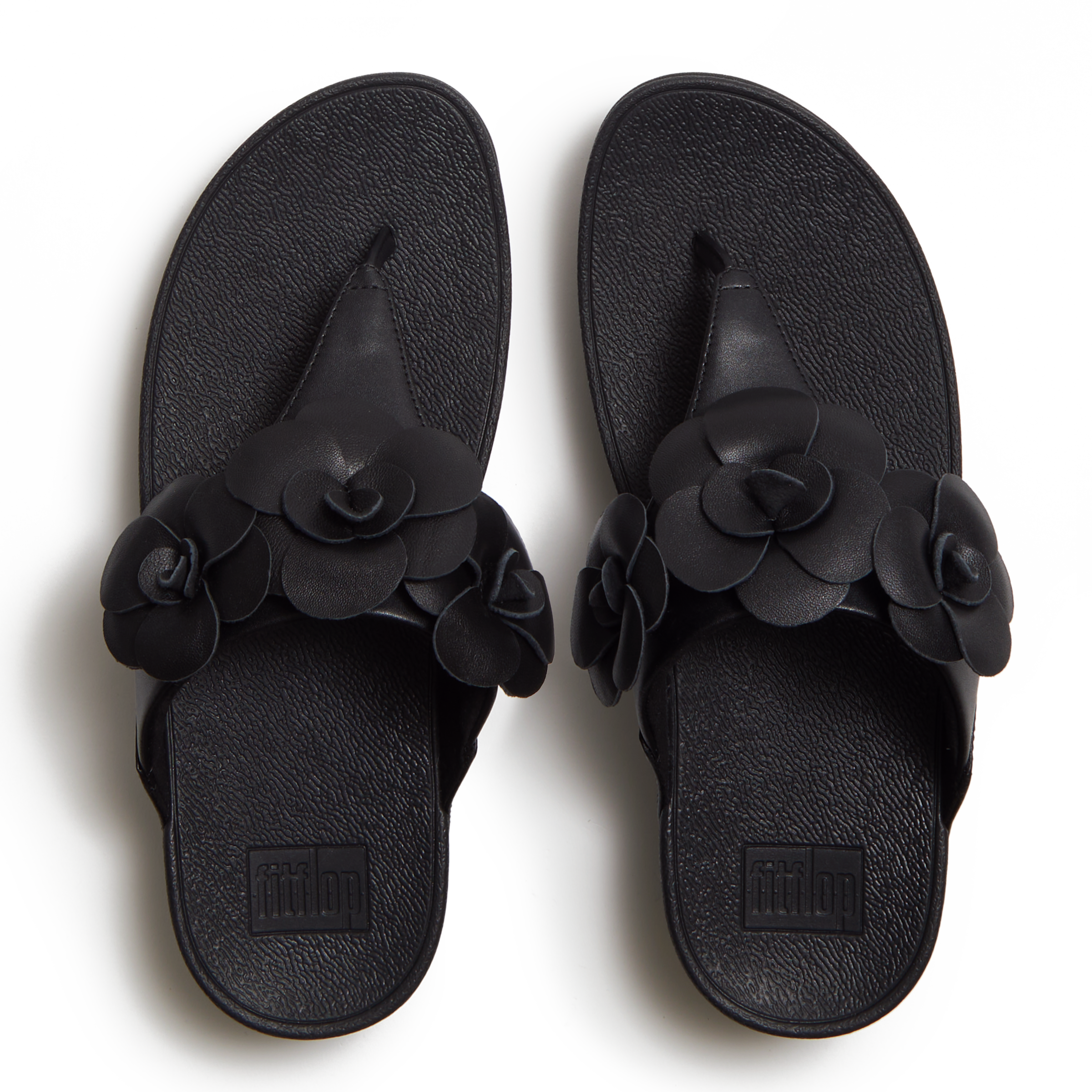 Fitflop Dianette »LULU FLOWER TOE-POST SANDALS«  Keilabsatz, Zehentrenner, Sommerschuh mit modischer Blütenverzierung