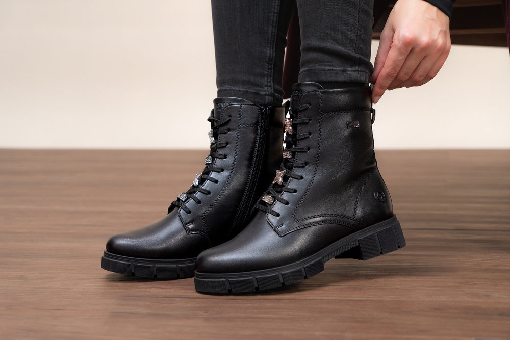Remonte Schnürstiefelette, Outdoorboots, Schnürboots mit wasserabweisender TEX-Membran