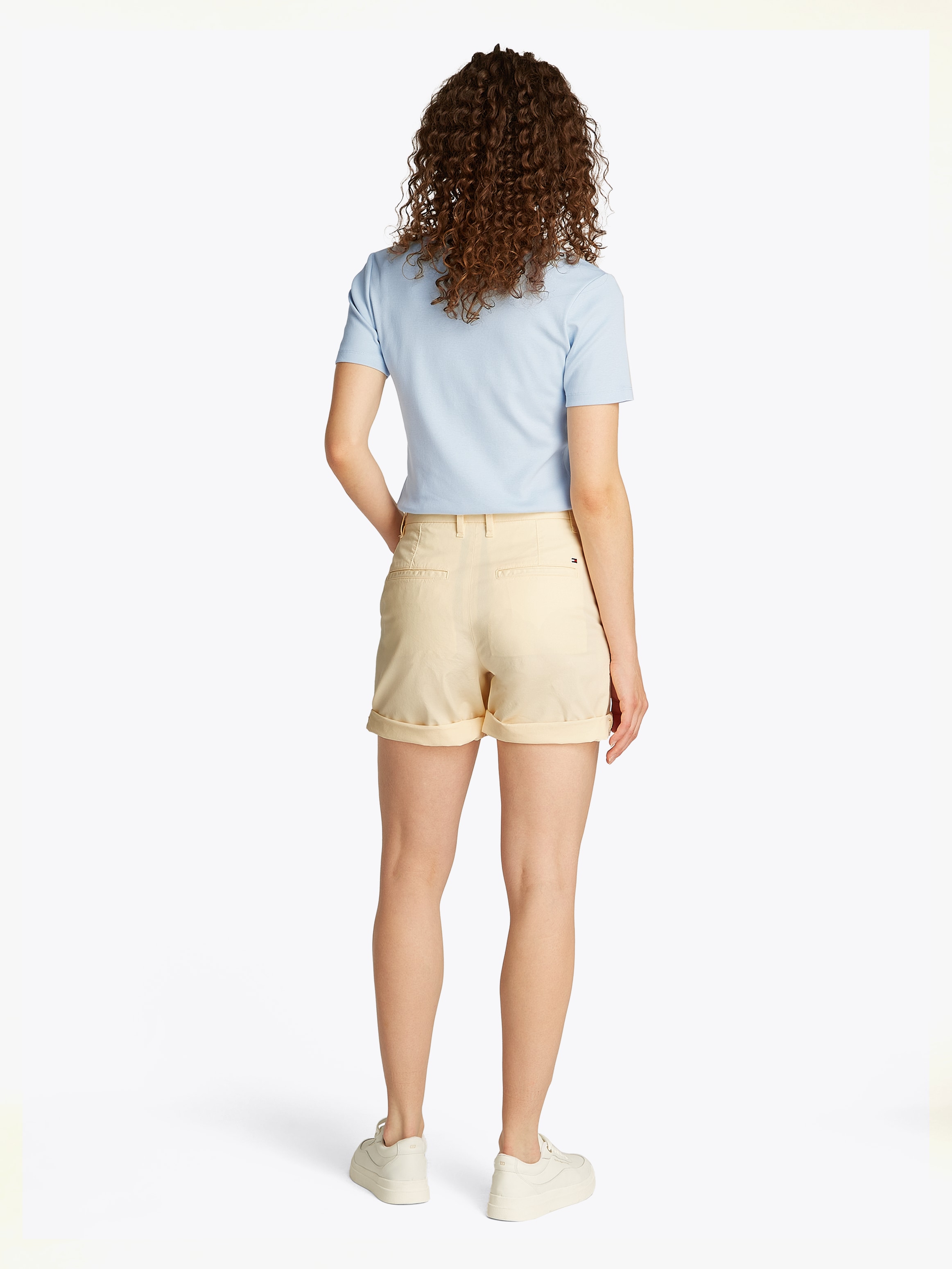 Tommy Hilfiger Chinoshorts »CO BLEND GMD CHINO SHORT«, mit Umschlagsaum