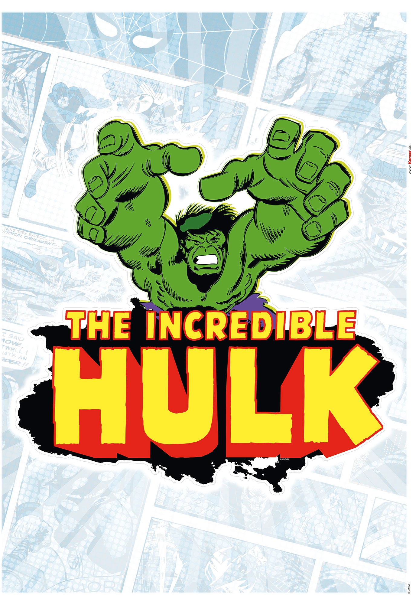Wandtattoo »Hulk Comic Classic«, (1 St.), 50x70 cm (Breite x Höhe), selbstklebendes...