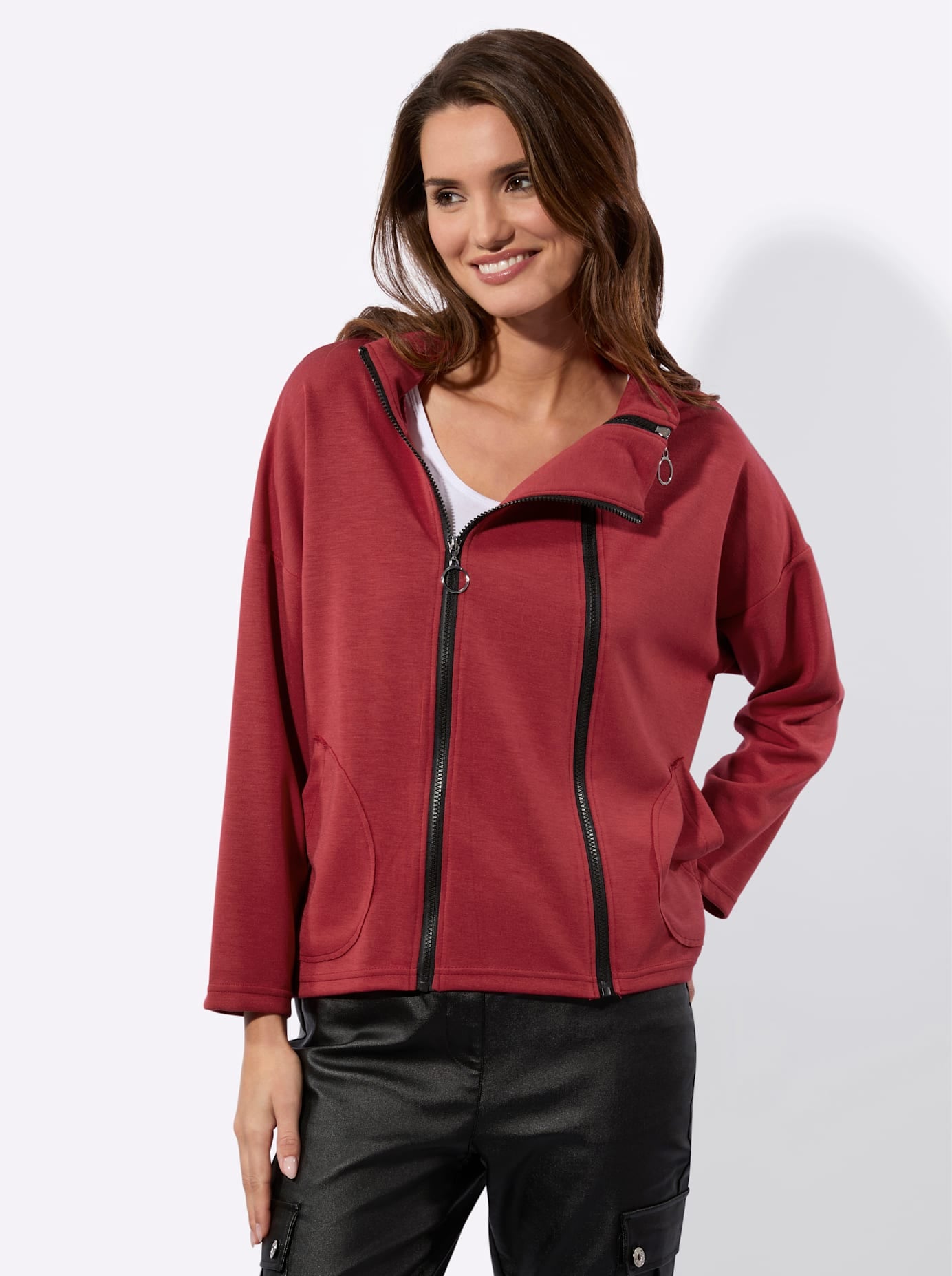 Inspirationen Shirtjacke »Sweatjacke« 1 tlg.