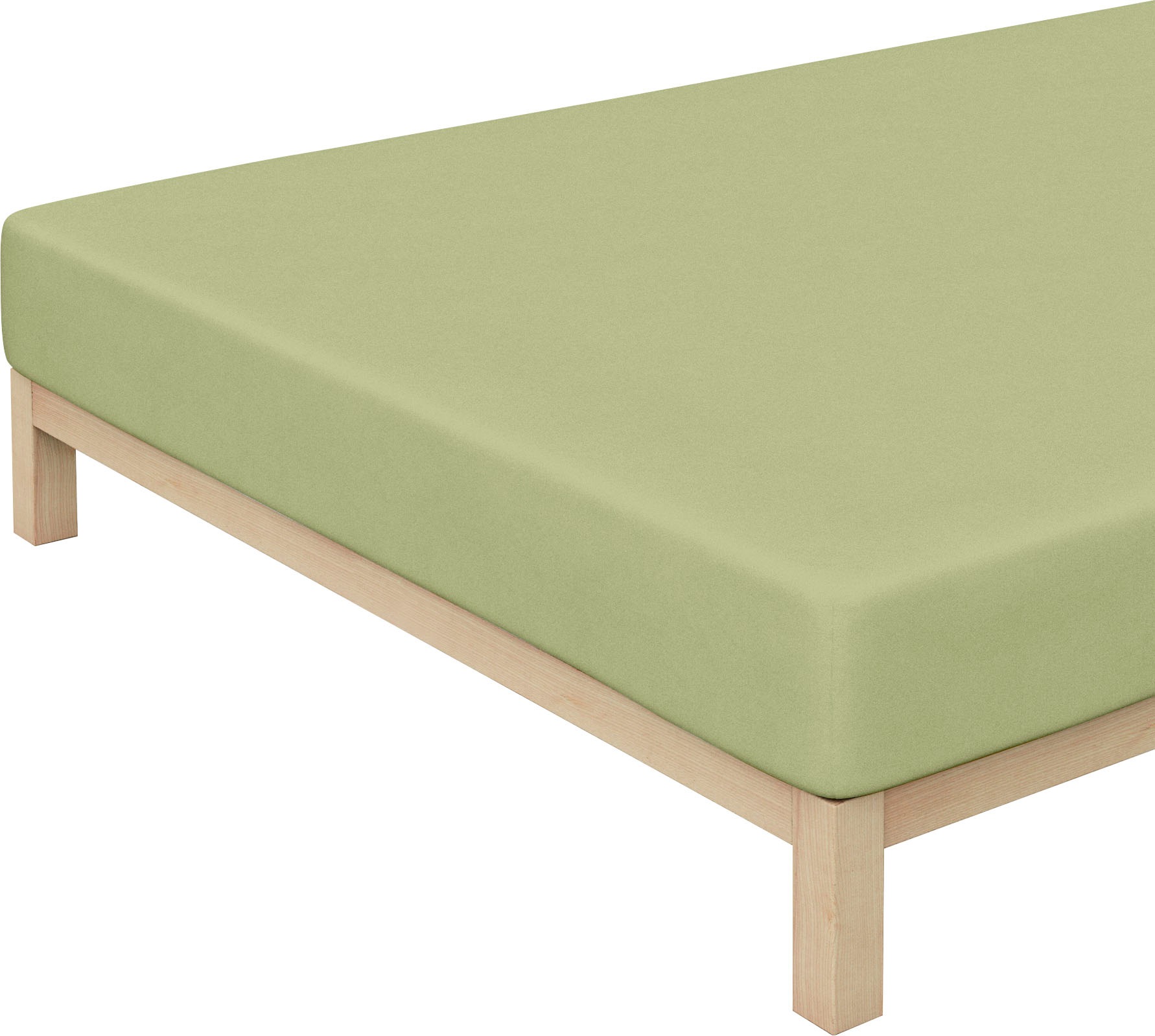 Schlafgut Spannbettlaken »Flausch-Jersey«, (1 St.), mit Hochflor-Effekt
