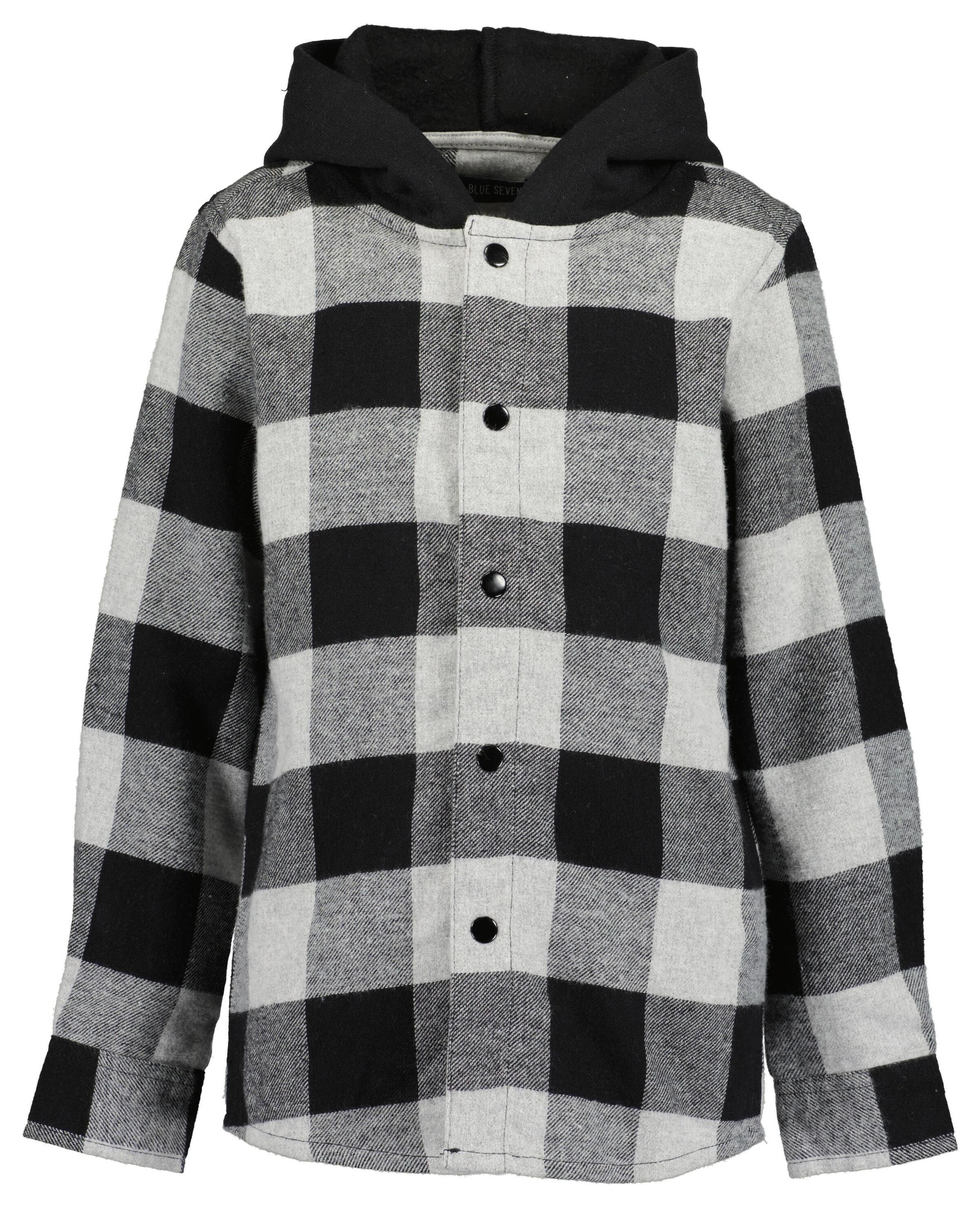 Blue Seven Langarmhemd »Jungen Flanell-Hemd« 1 Stk. tlg. in schwarz, Größe 110