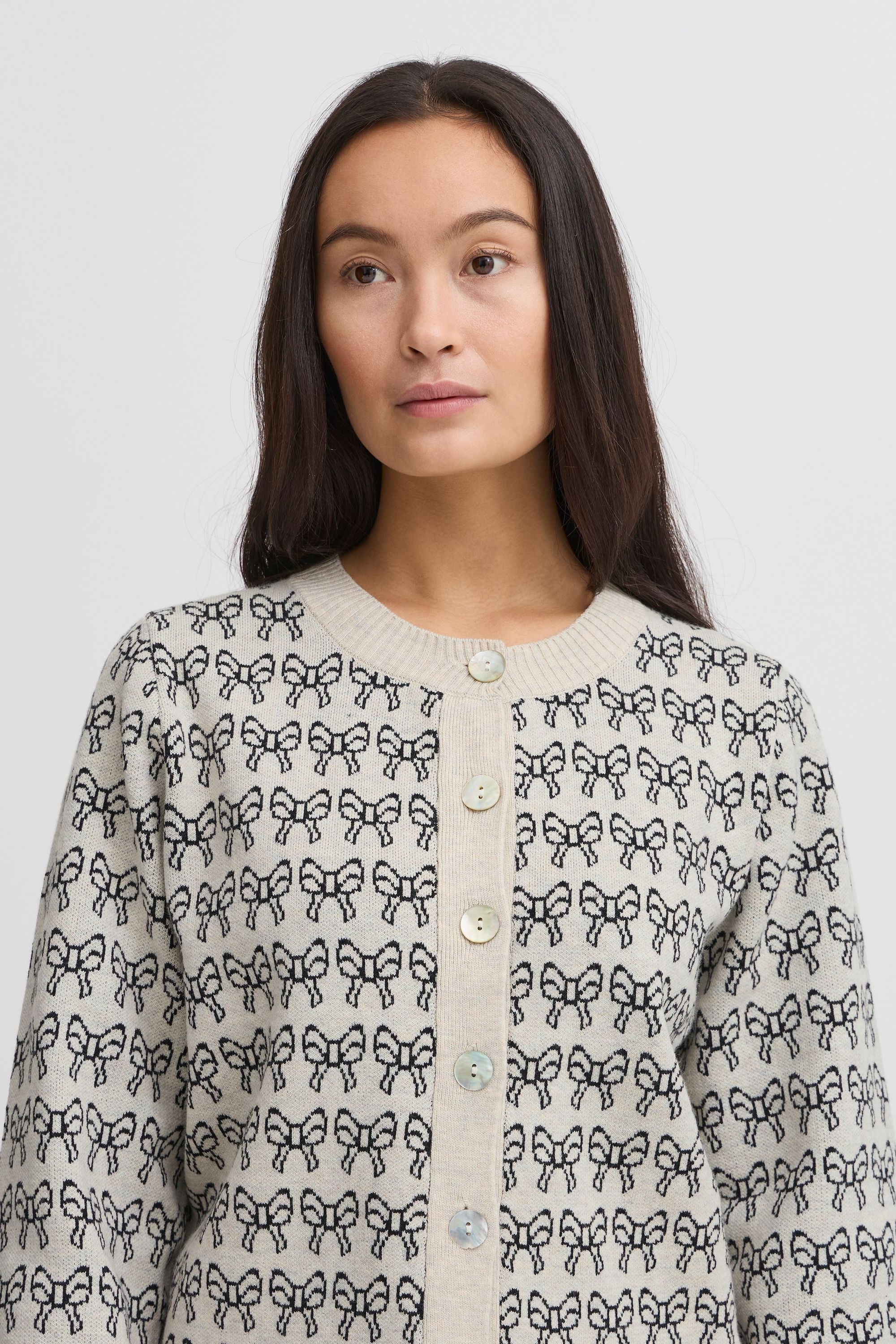 Ichi Strickweste »Strickjacke IHBRIELLE CA3«, (1 tlg.)