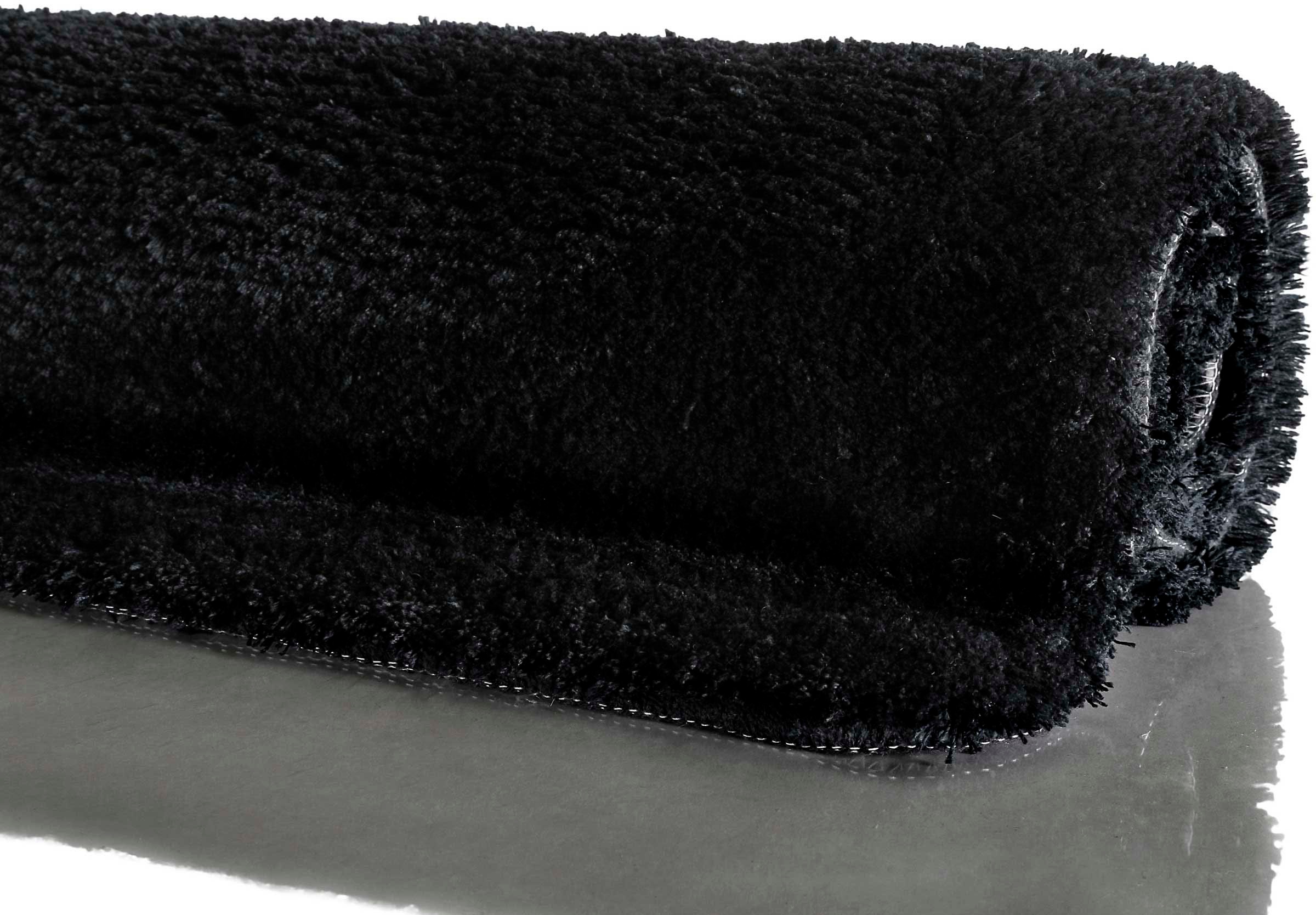 Homie Living Badematte »Porto Azzurro« Höhe 30 mm rutschhemmend beschichtet fußbodenheizungsgeeignet | schnell trocknend Badteppich, uni, rechteckig & rund, waschbar, Badezimmerteppich