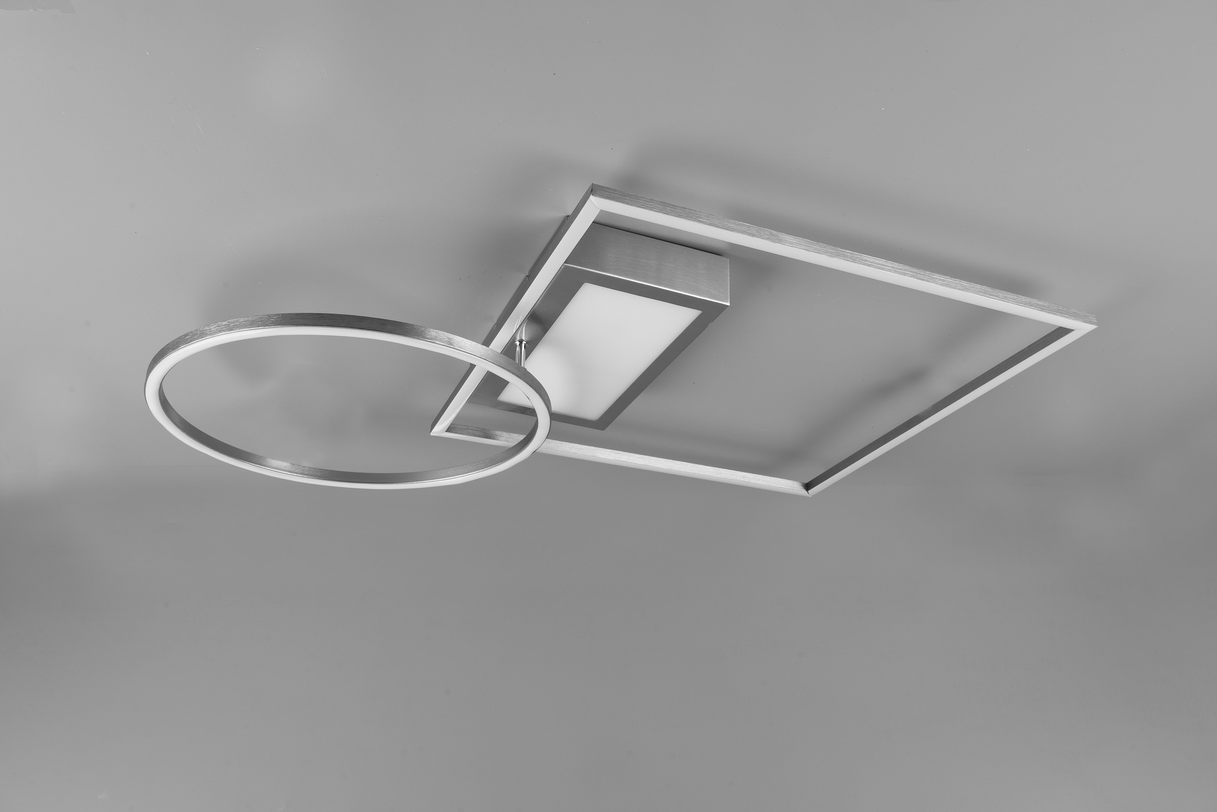 TRIO Leuchten LED Deckenleuchte »Downey« LED-Modul 1 Stk. Farbwechsler Lichtfarbe stufenlos einstellbar, Memory Funktion, intgrierter Dimmer