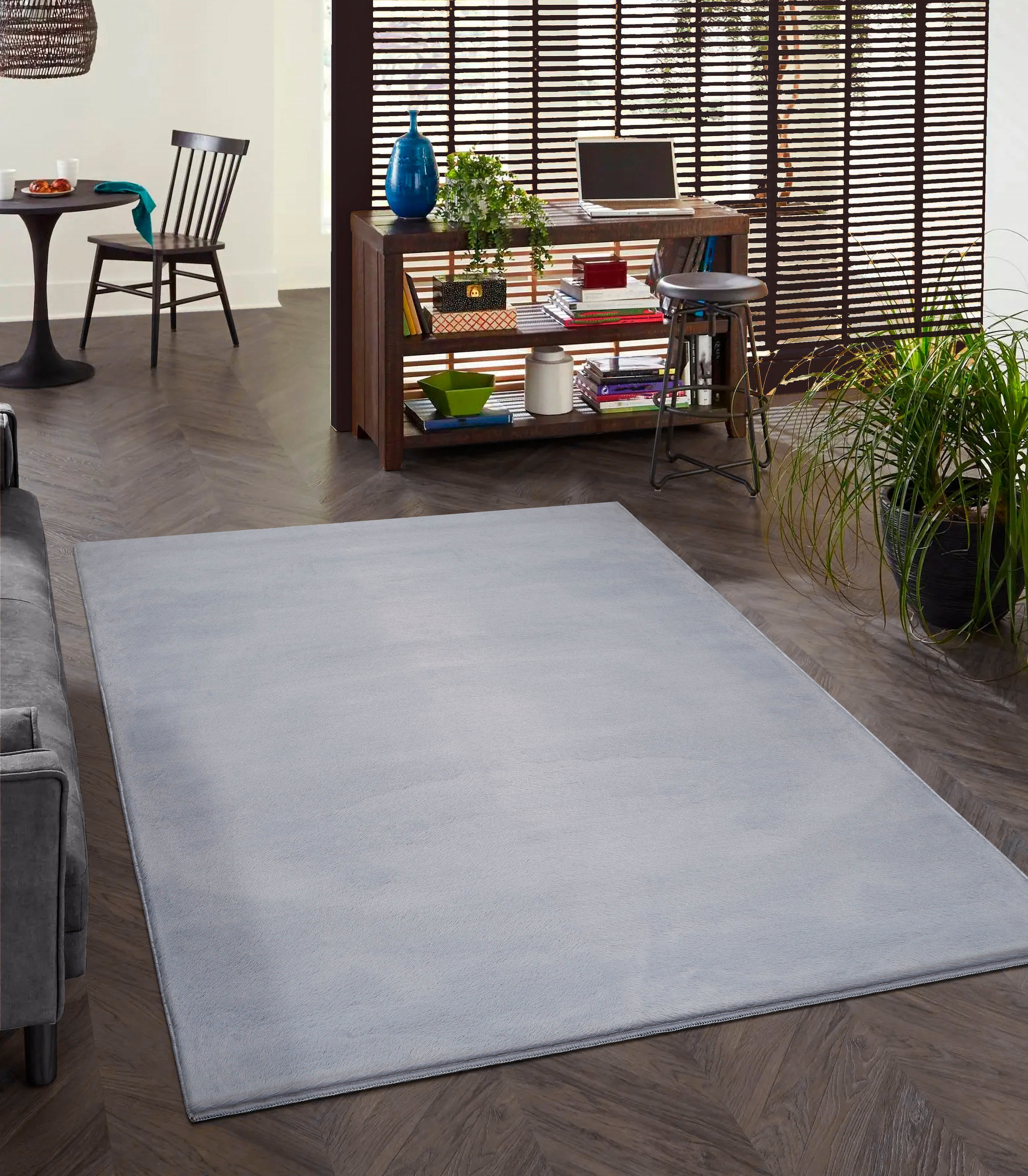 merinos Teppich »Focus 47«, rechteckig, 11 mm Höhe, Fellteppich, weich und elegant, Wohnzimmer, Schlafzimmer