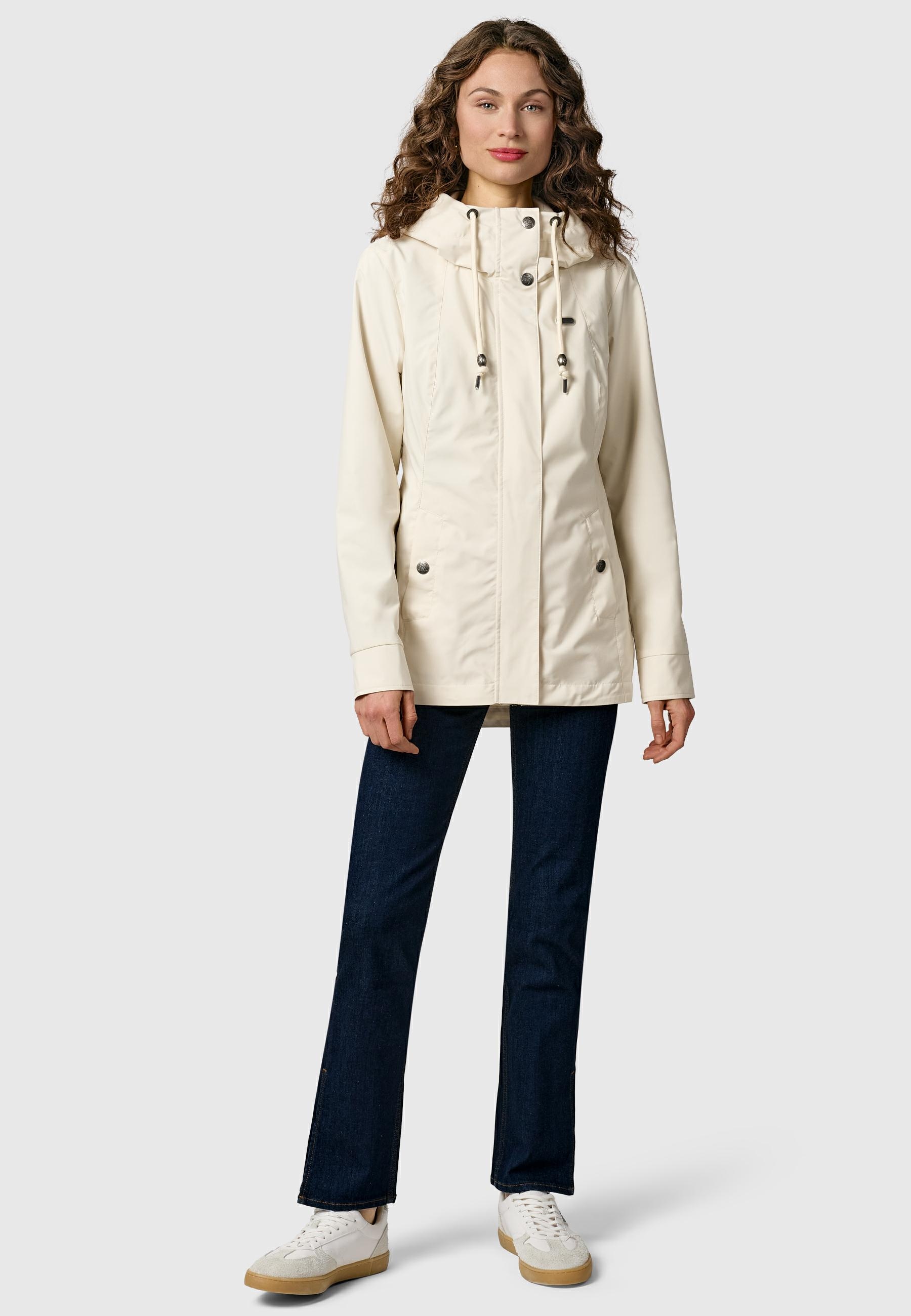 Ragwear Outdoorjacke »Outdoorjacke Alvena Summer YOUMODO« mit Kapuze Wasserdichte und atmungsaktive Übergangsjacke