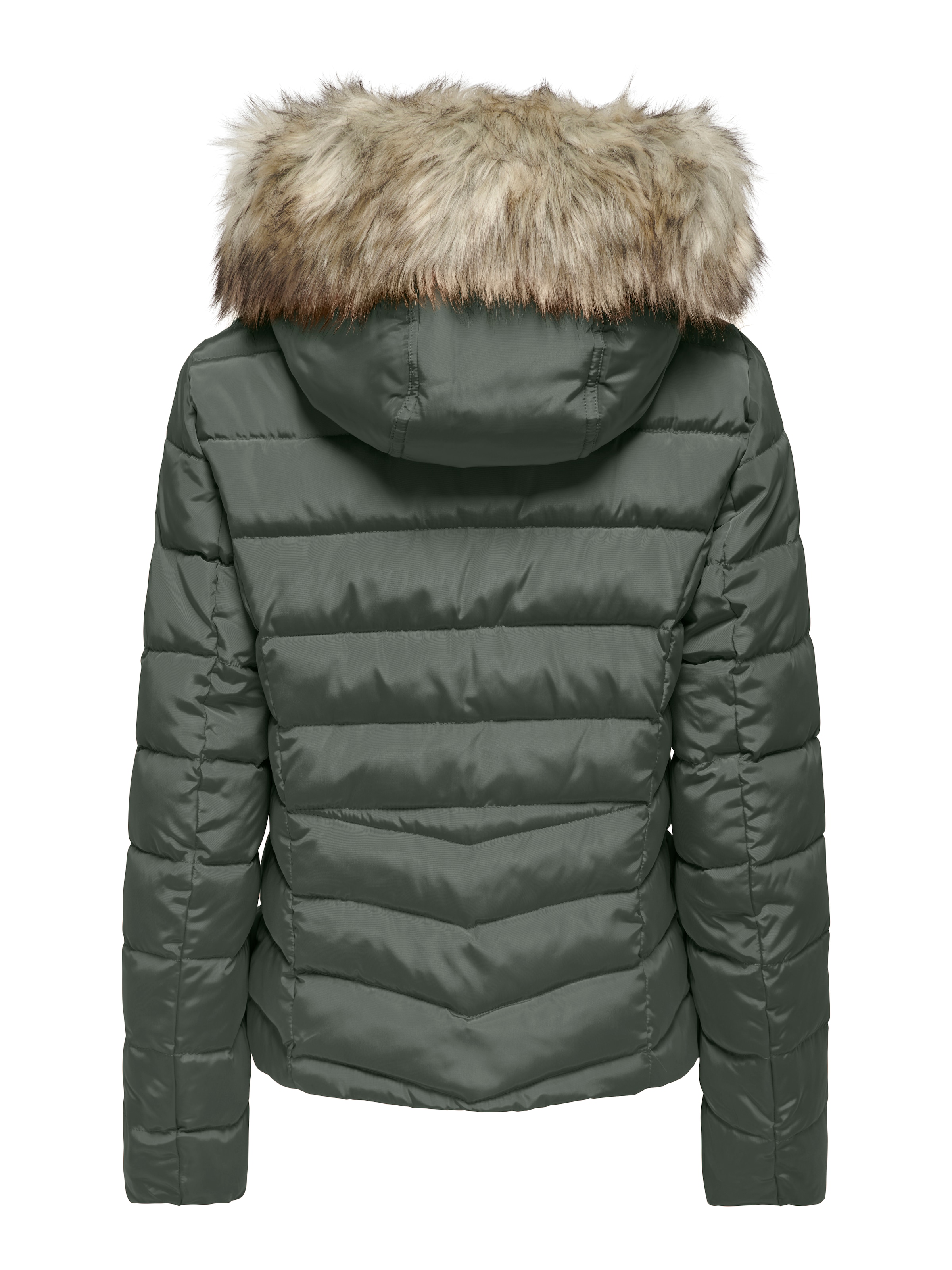 ONLY Steppjacke »ONLELLAN QUILTED HOOD JACKET CC OTW« mit Kapuze Kunstfaser,