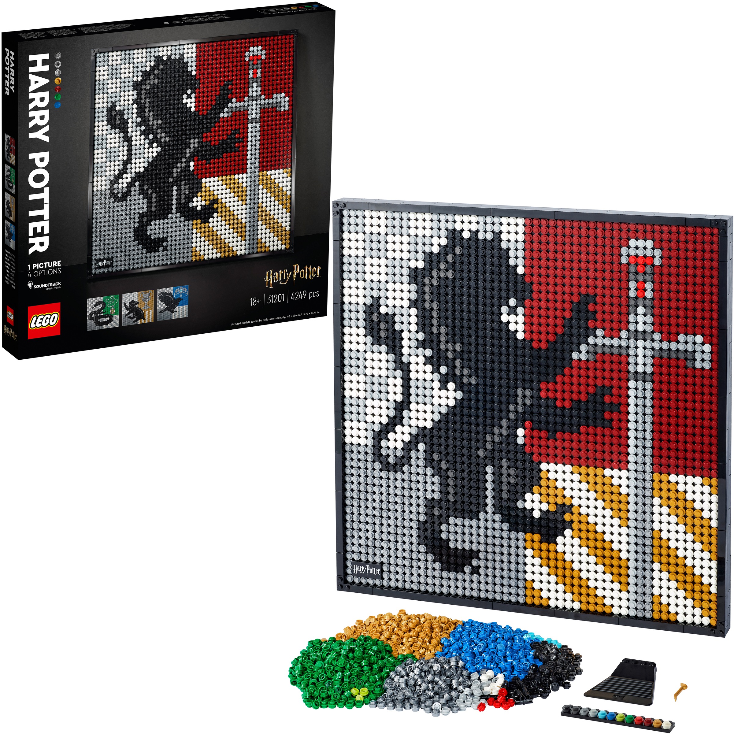 LEGO® Konstruktionsspielsteine »Harry Potter™ Hogwarts™ Wappen (31201), LEGO® Art«, (4249 St.)