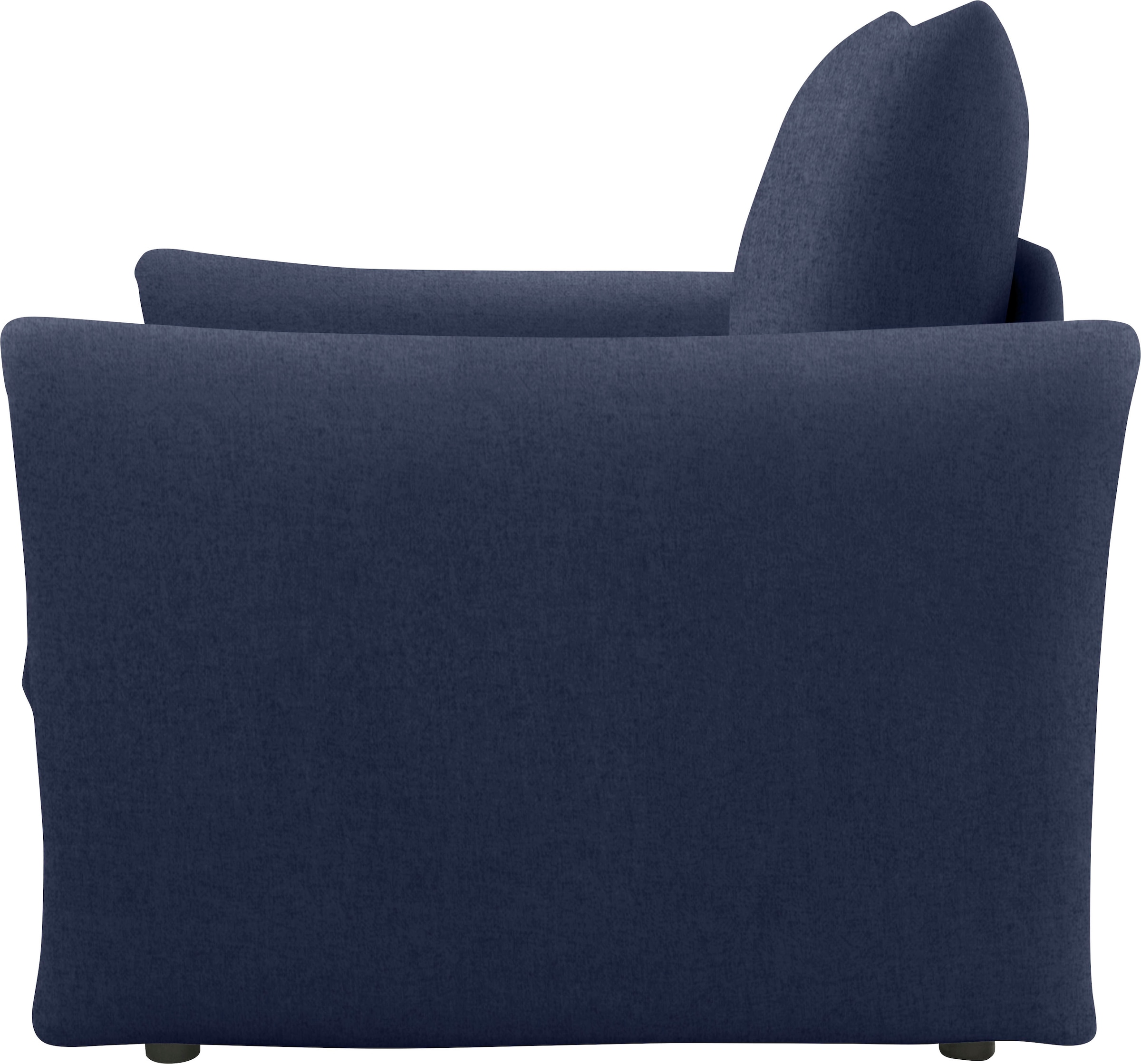 DOMO collection Sessel »700023 wandelbar zum Loungesessel, Relaxliege und Gästebett« Schlaffunktion, Federkern, stabile Liegefläche ca. 70 x 195 cm