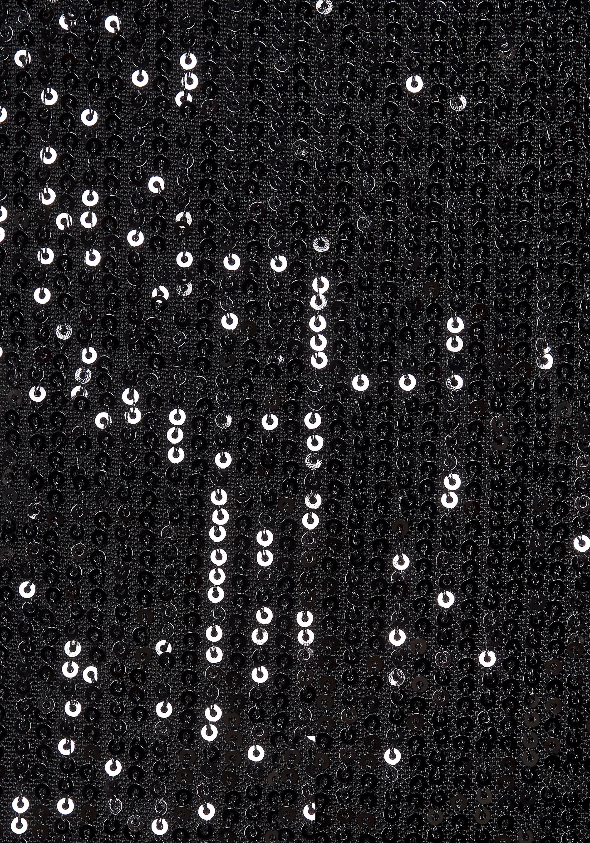 LASCANA Paillettenkleid, festlich, Glitzerkleid mit kurzen Ärmeln