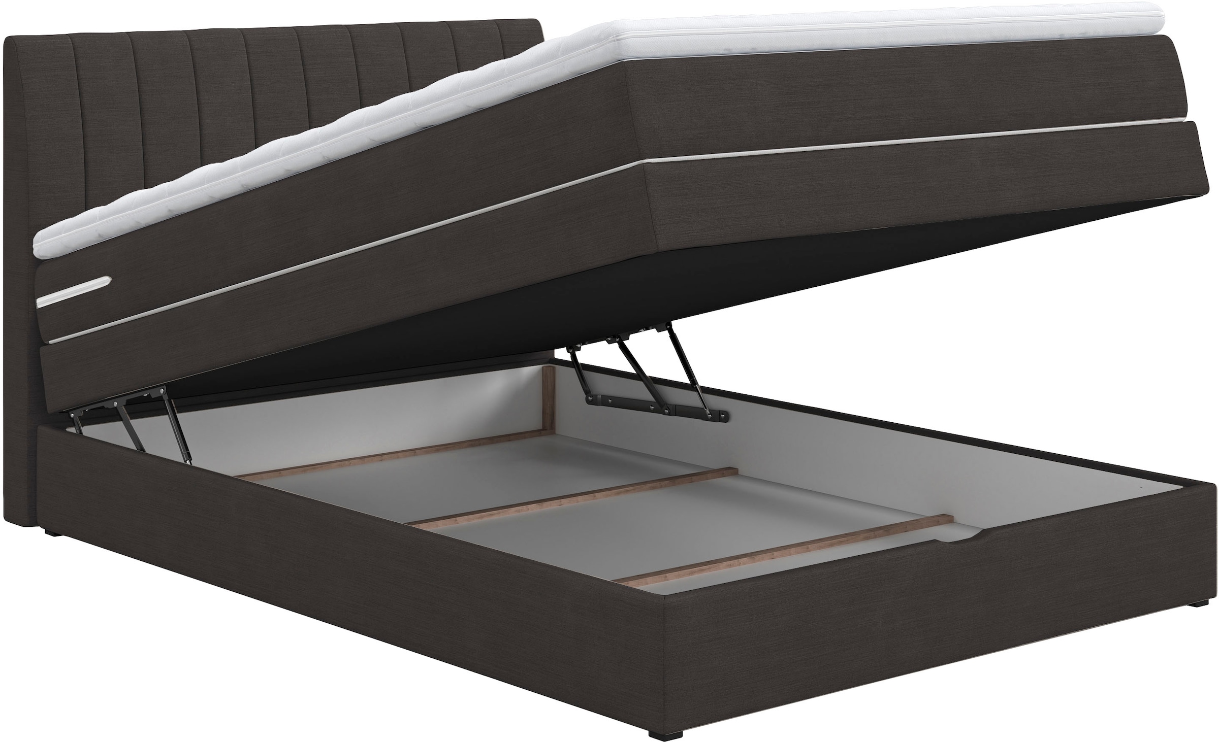 COTTA Boxspringbett »Shark inkl. Bettkasten und Topper«, erhältlich in den Breiten 140x200cm, 160x200cm und 180x200cm
