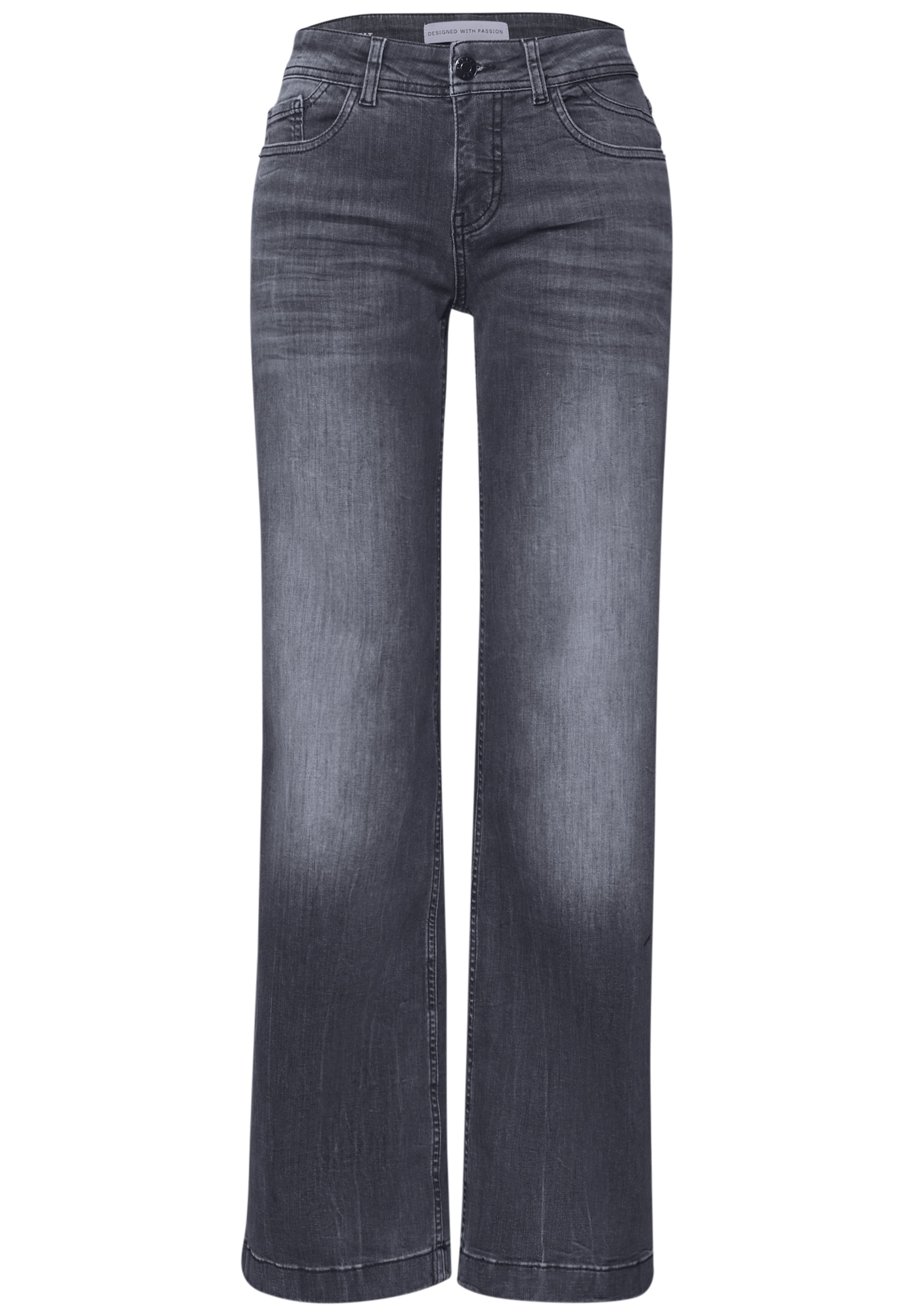 STREET ONE 5-Pocket-Jeans »Style Wide Leg« Wide Leg mit Stretch