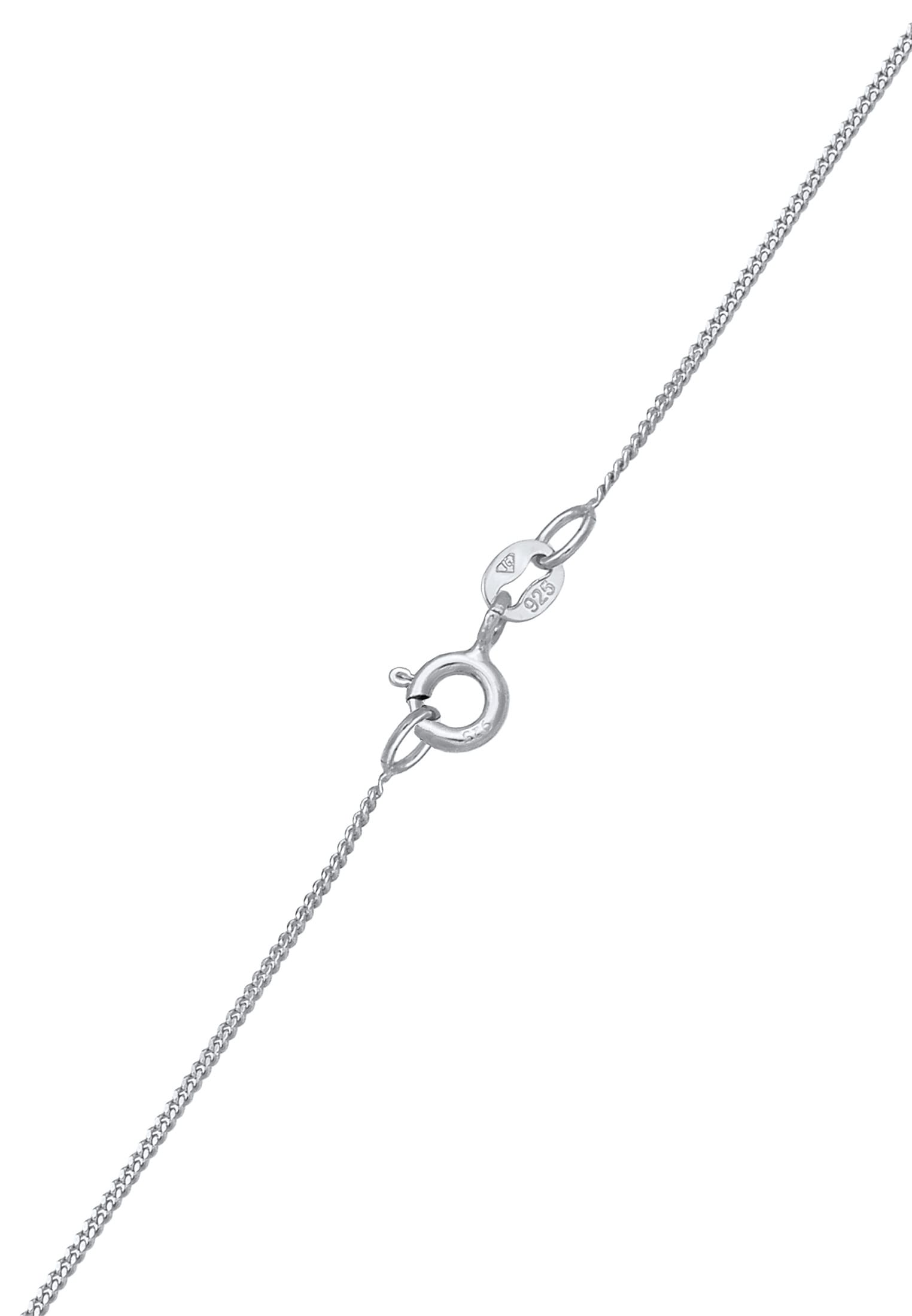 Elli Kette mit Anhänger »Halskette mit Happy Smiling Face 925 Silber«