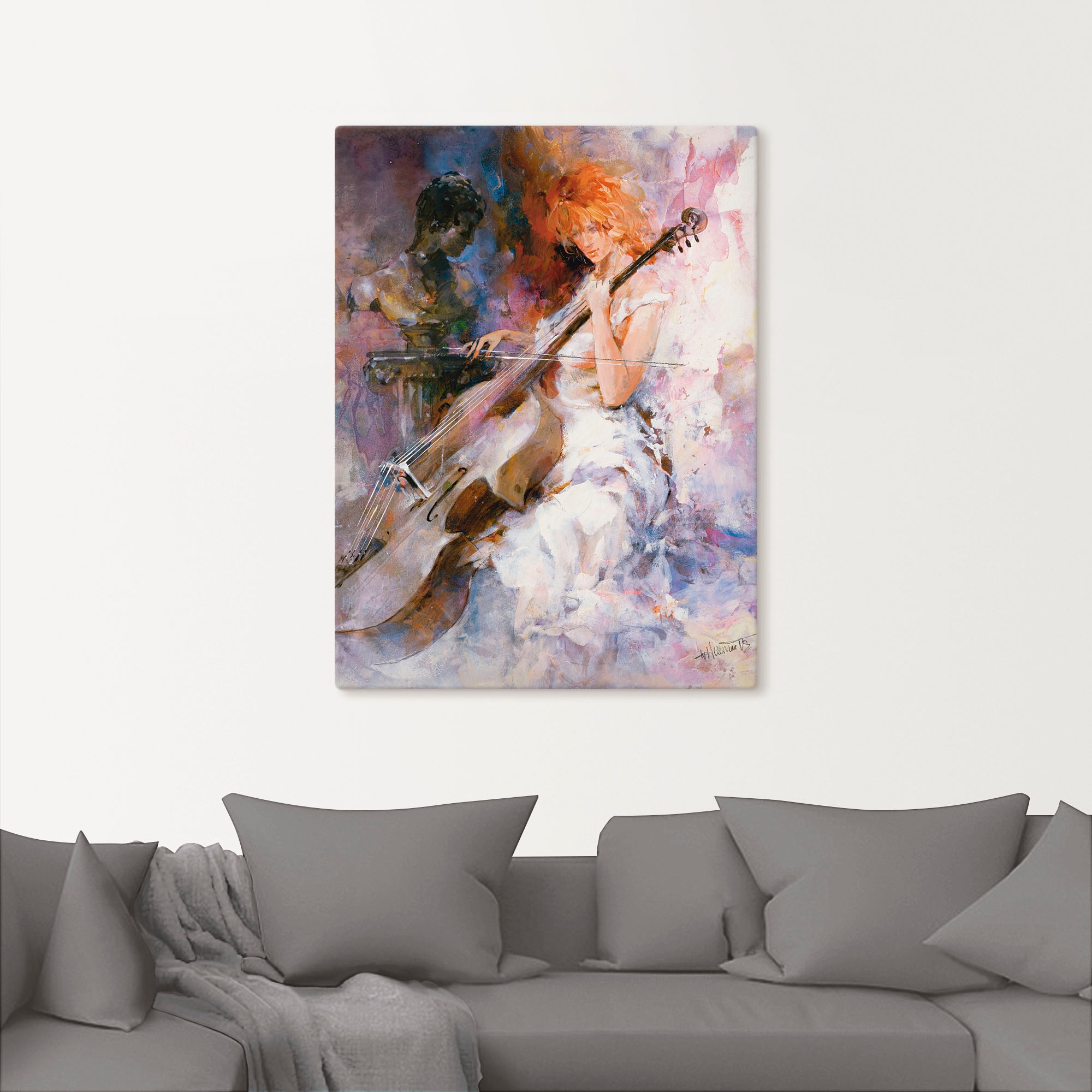 Artland Leinwandbild »Musikalische Momente«, Musiker, (1 St.), auf Keilrahmen gespannt