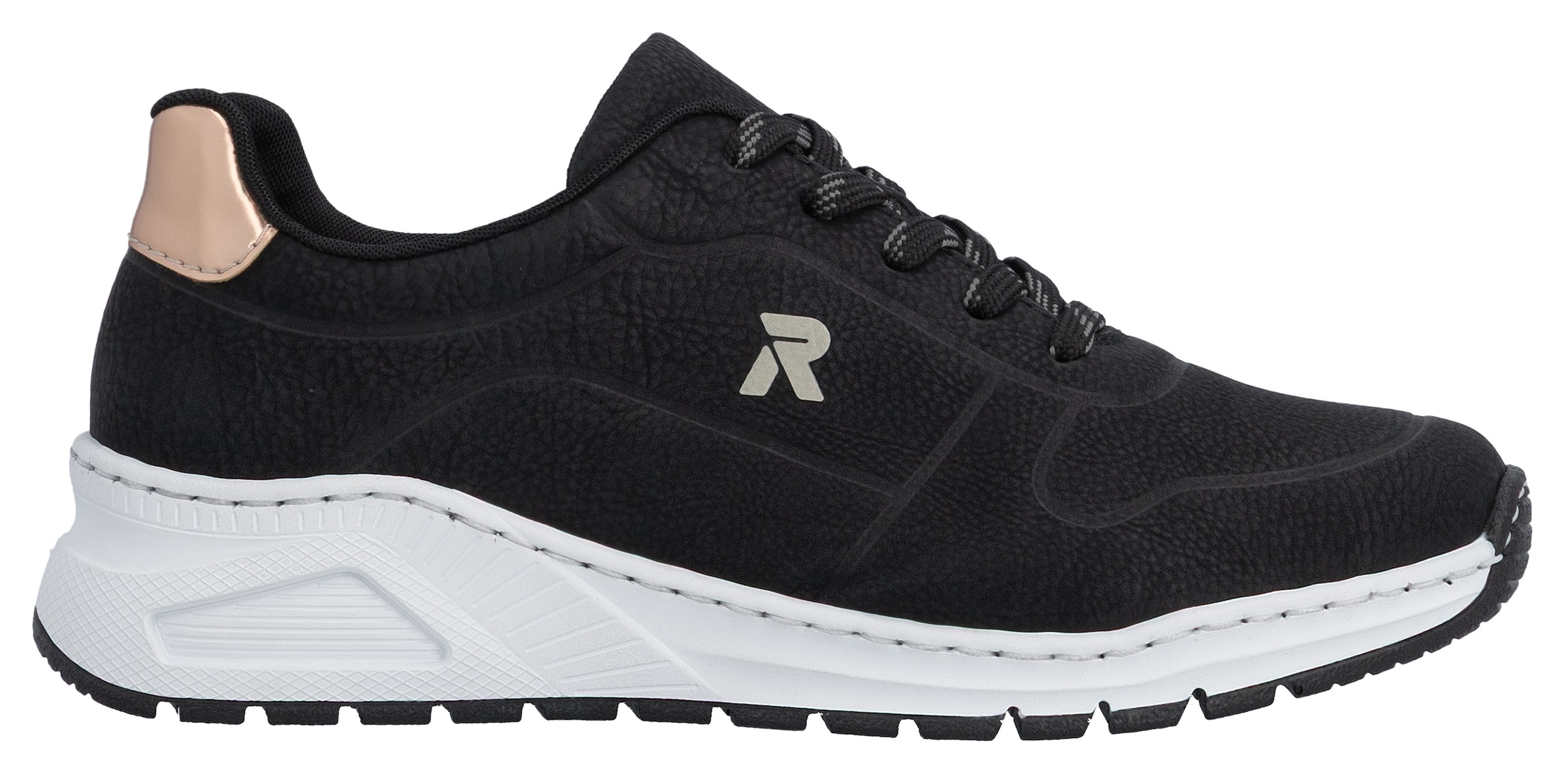 Rieker Sneaker  mit MemoSoft-Innensohle, Freizeitschuh, Halbschuh, Schnürschuh