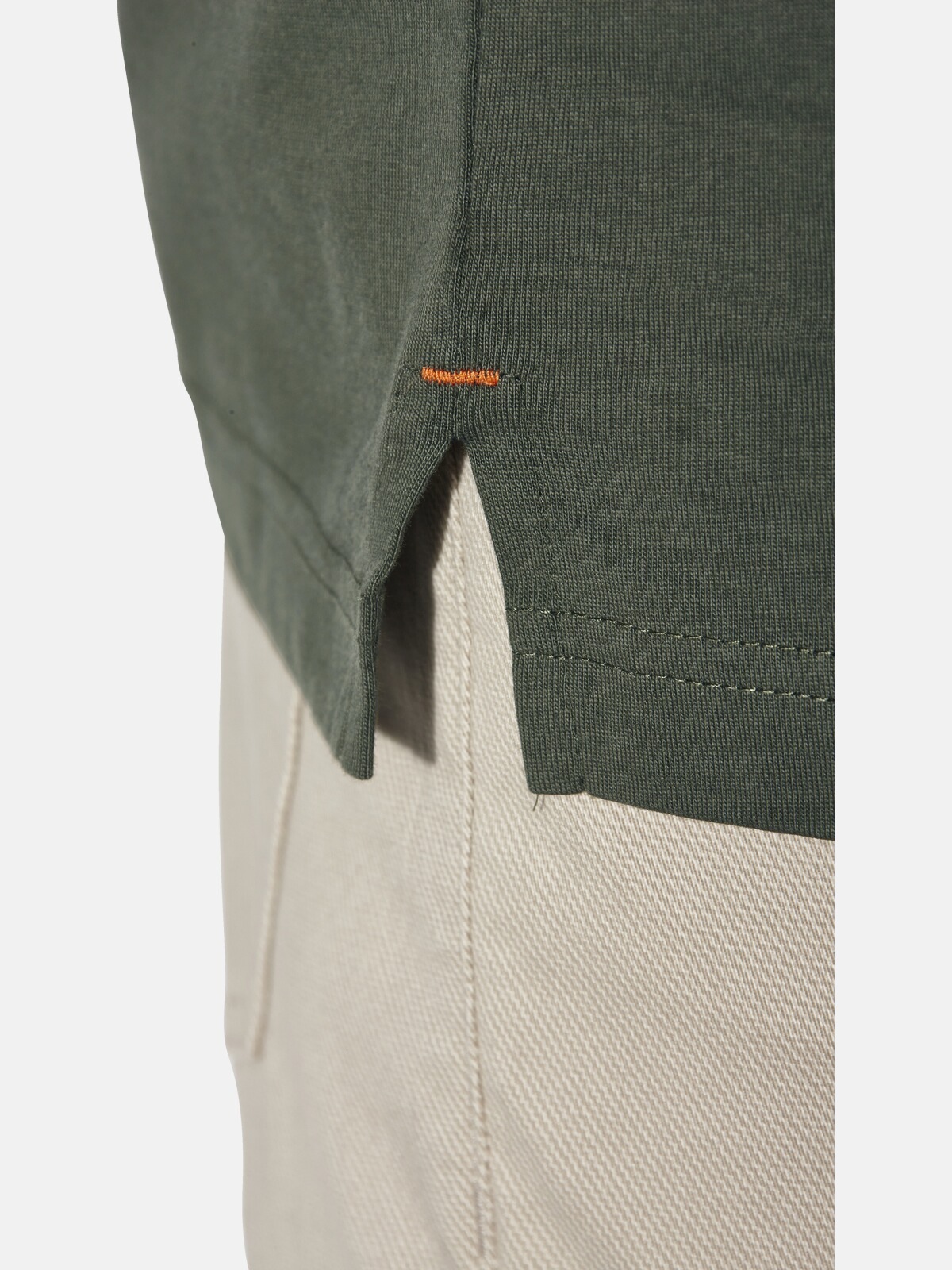 Jan Vanderstorm Rundhalsshirt »T-Shirt TANDRUP« 1 Stk. aus luftiger Baumwolle