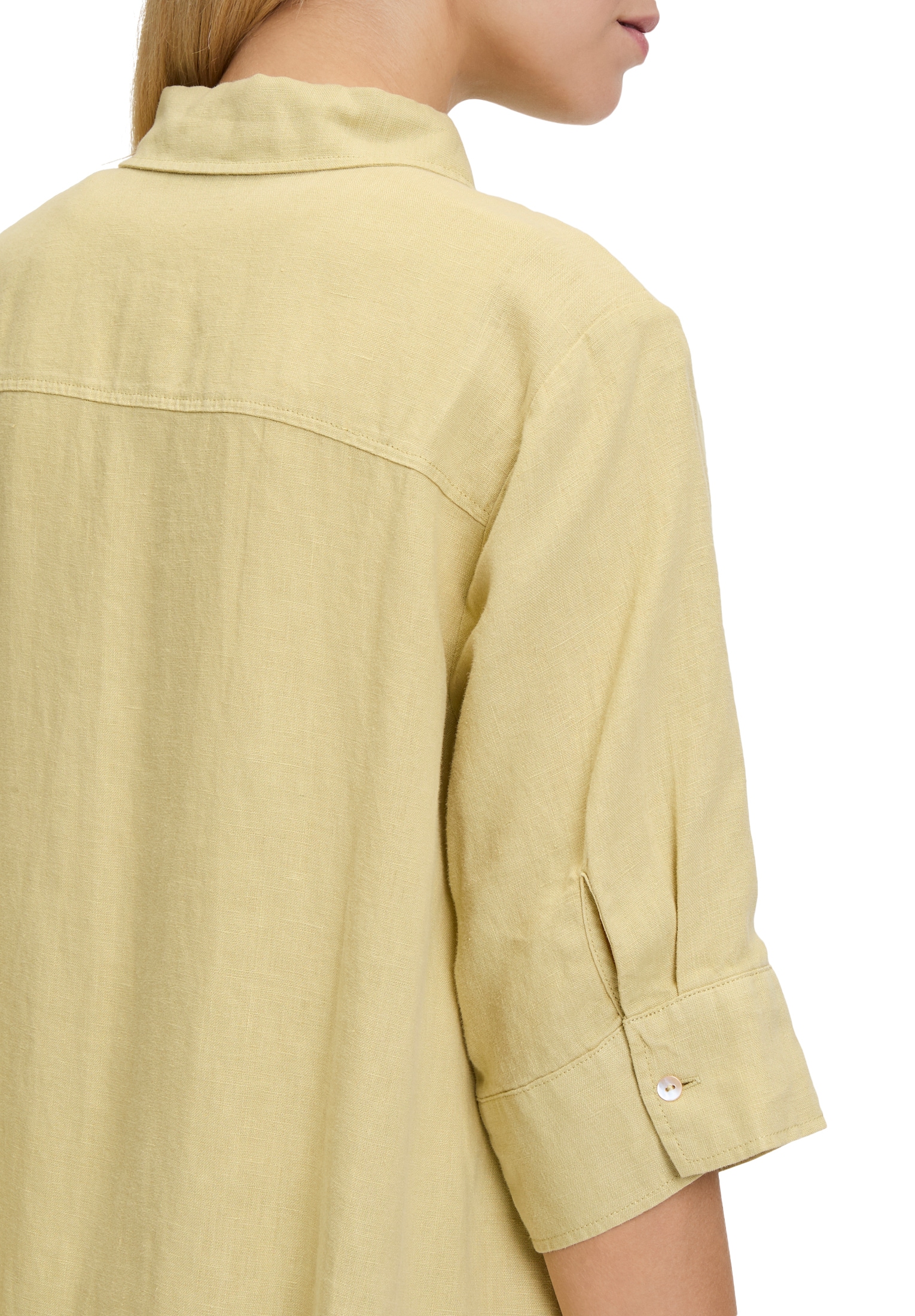 Cartoon Klassische Bluse »Leinenbluse mit Kragen«