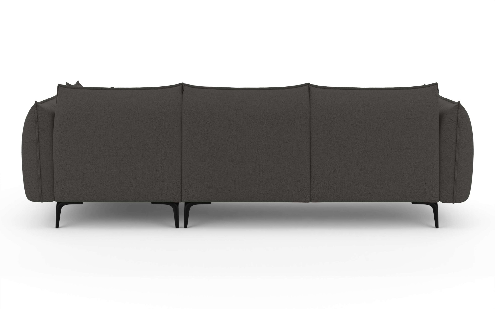 LeGer Home by Lena Gercke Ecksofa »Adelita mit Ottomane links oder rechts bestellbar, B/H/T 270/97/168« L-Form mit Wellenunterfederung, enthält 2 Zierkissen