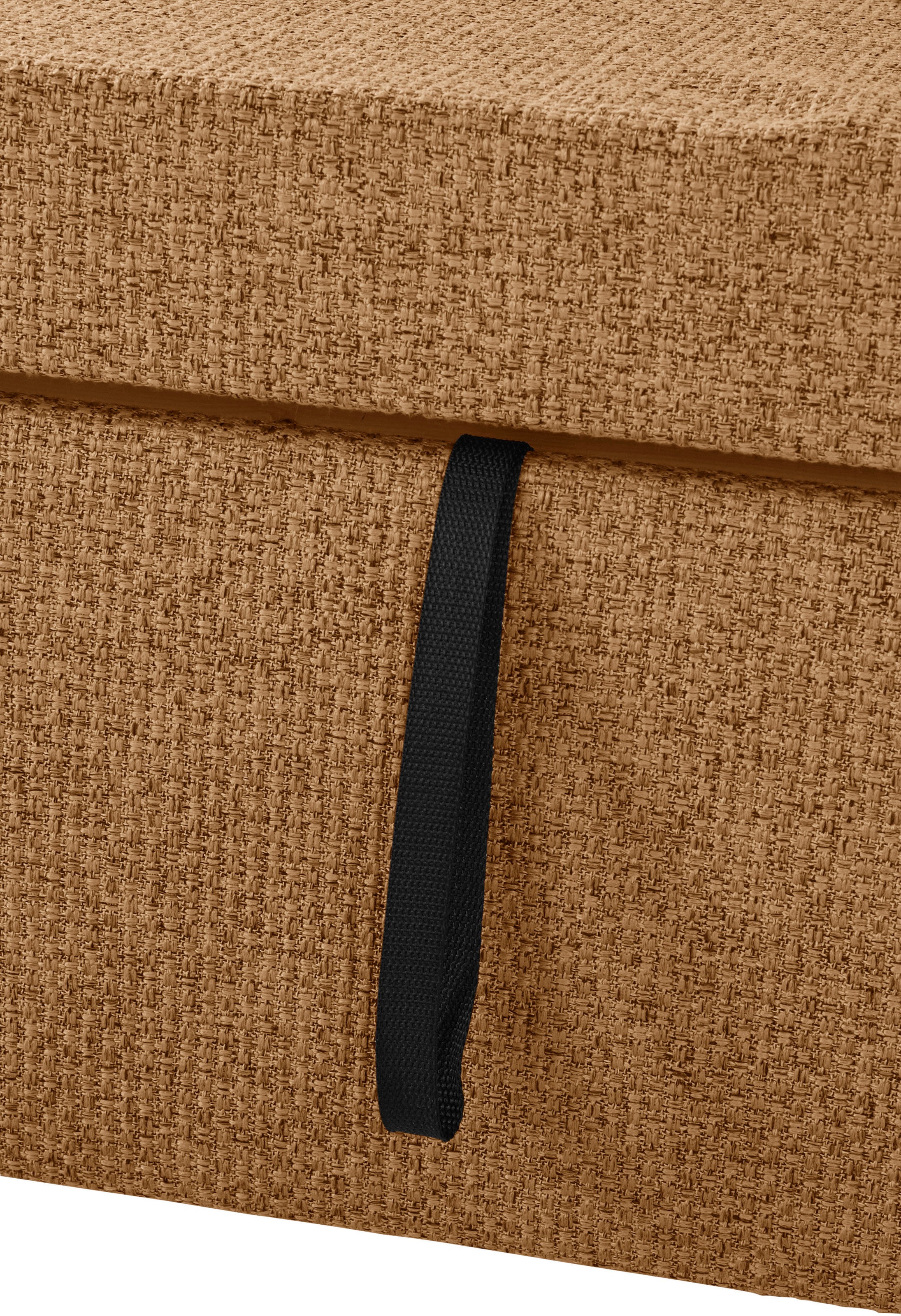DOMO collection Ecksofa »Lagoa, moderne Sitzheftung, bequem und komfortabel, L-Form«, wahlweise mit Bettfunktion, frei im Raum stellbar, große Farbvielfalt