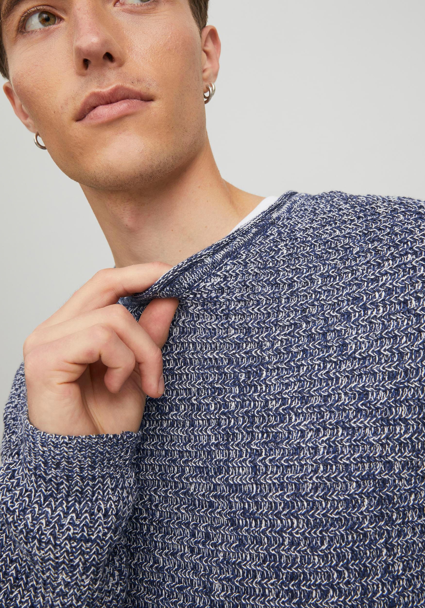 Jack & Jones Rundhalspullover »PHIL KNIT CREW NECK«