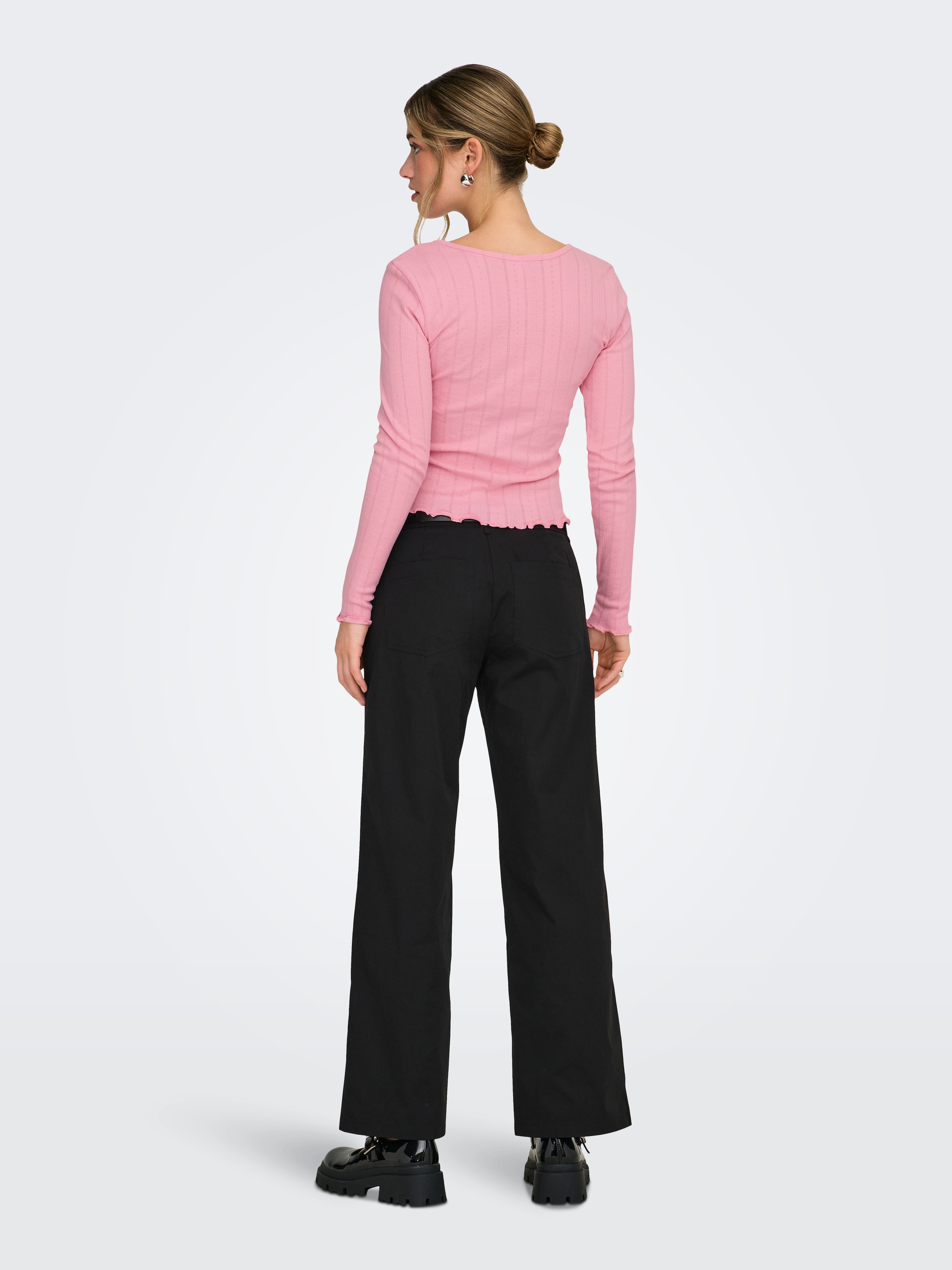 ONLY Langarmshirt »ONLTENNA O-NECK L/S TOP JRS NOOS«